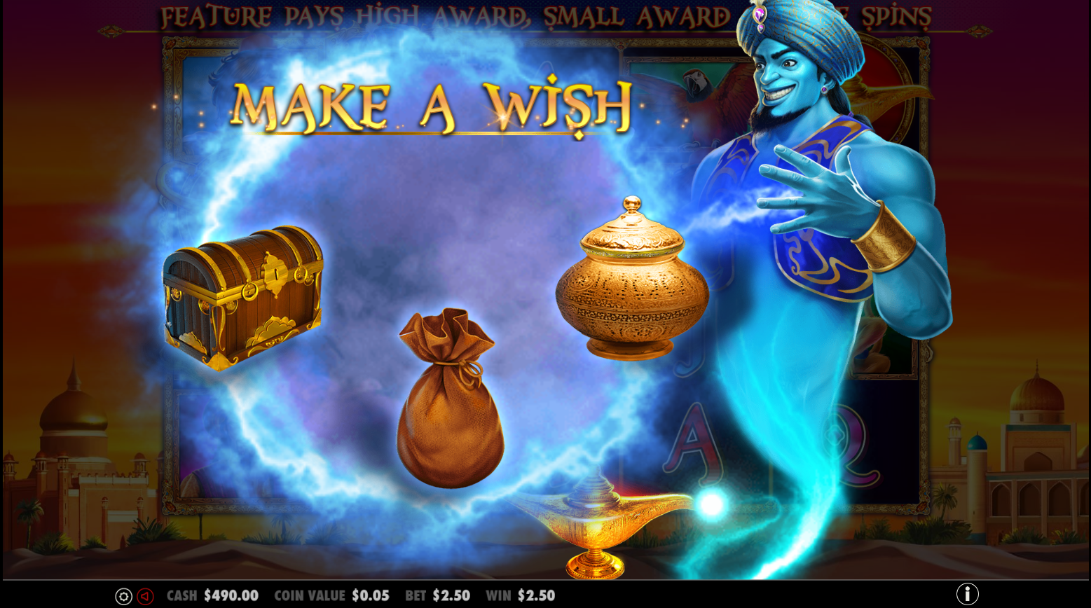 3 Genie Wishes - Buy bonus