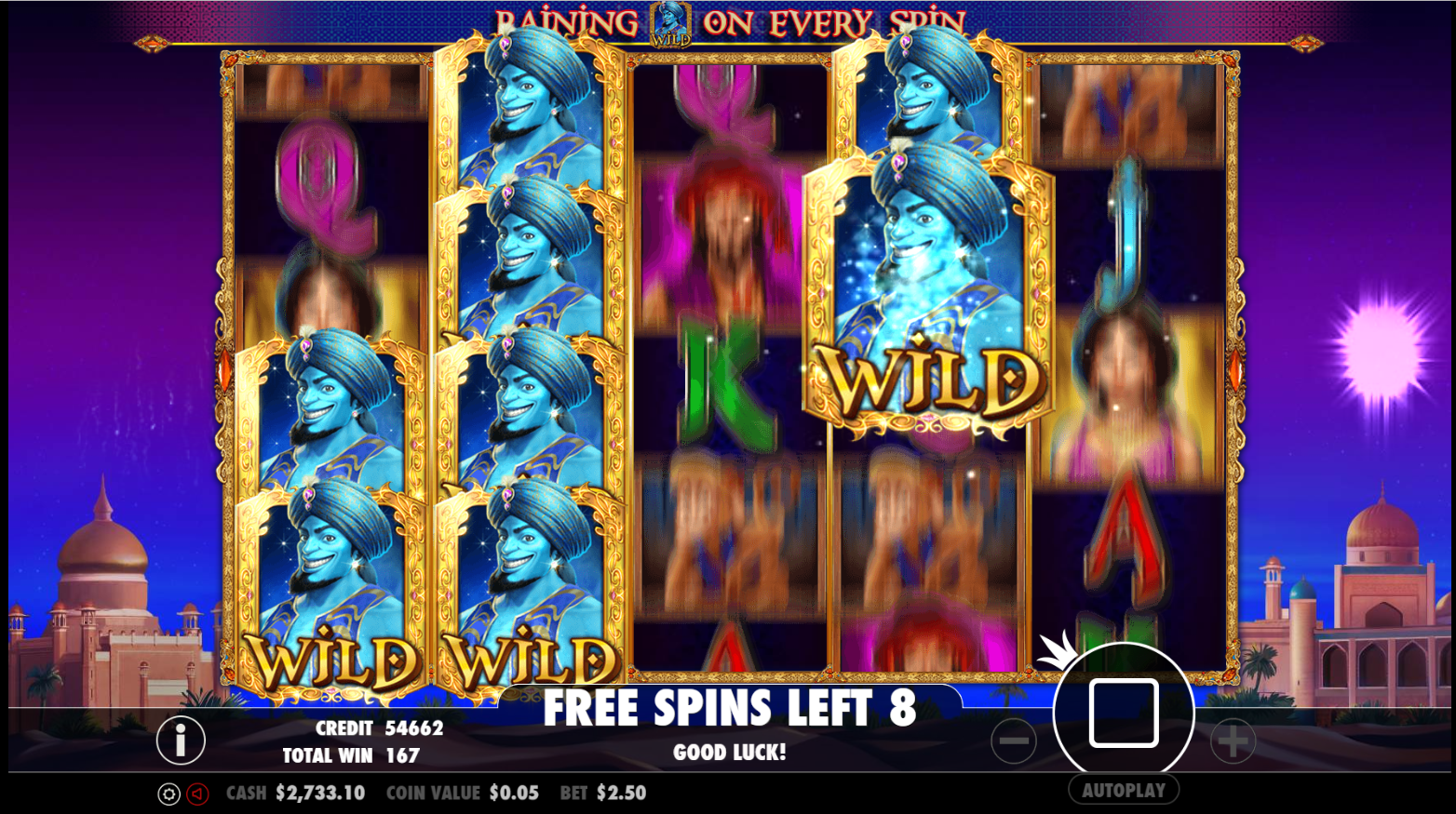 3 Genie Wishes - Free spins 8