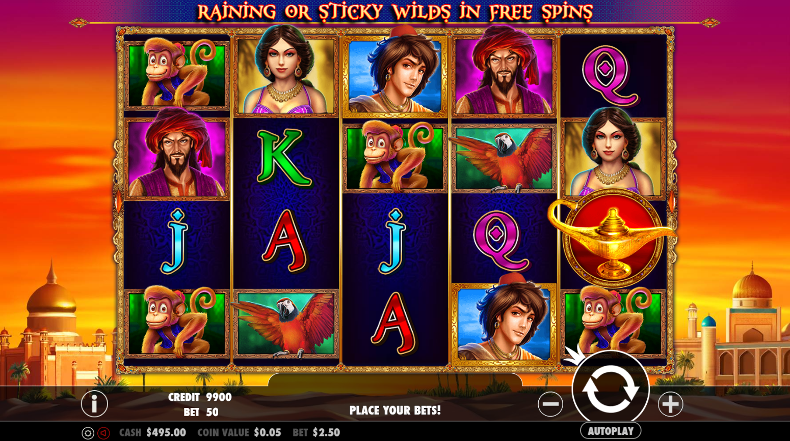 3 Genie Wishes - Free spins 9