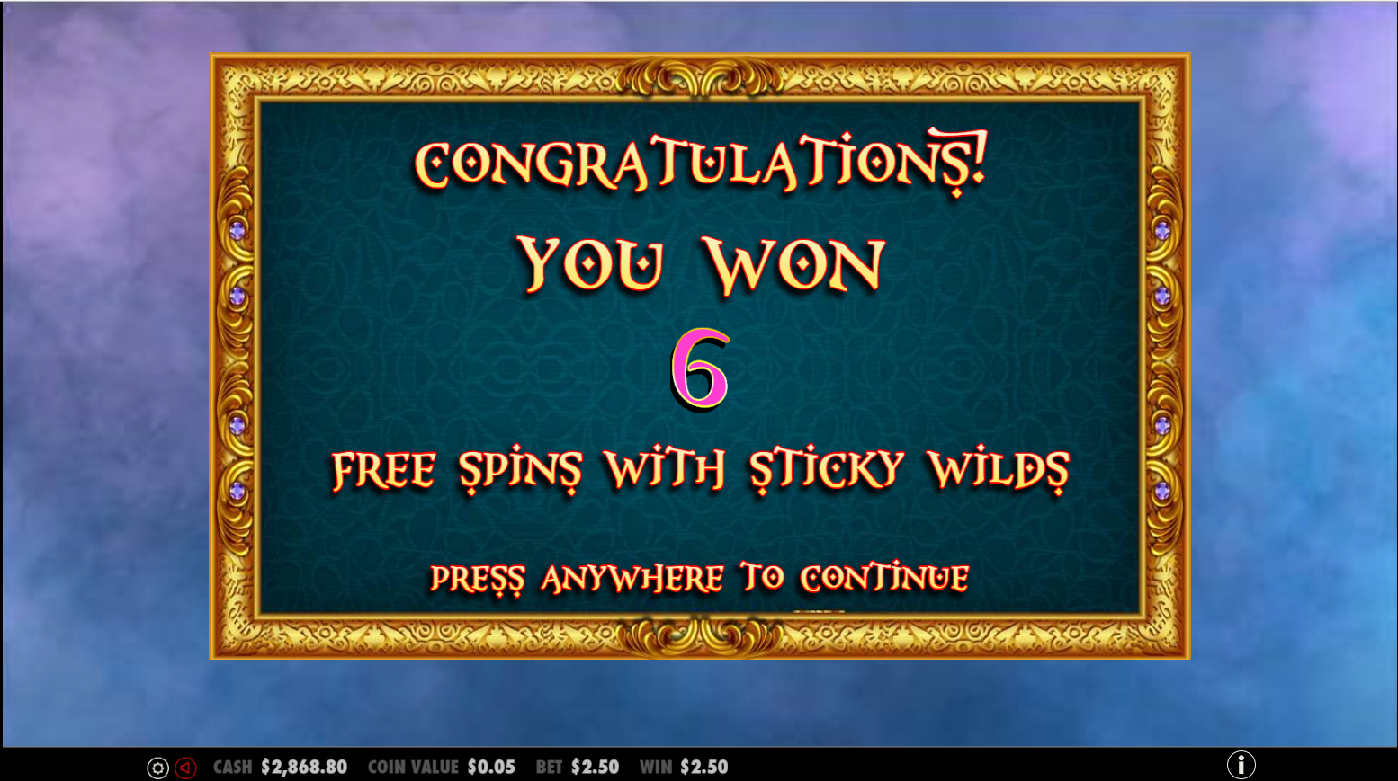 3 Genie Wishes - Free spins 10