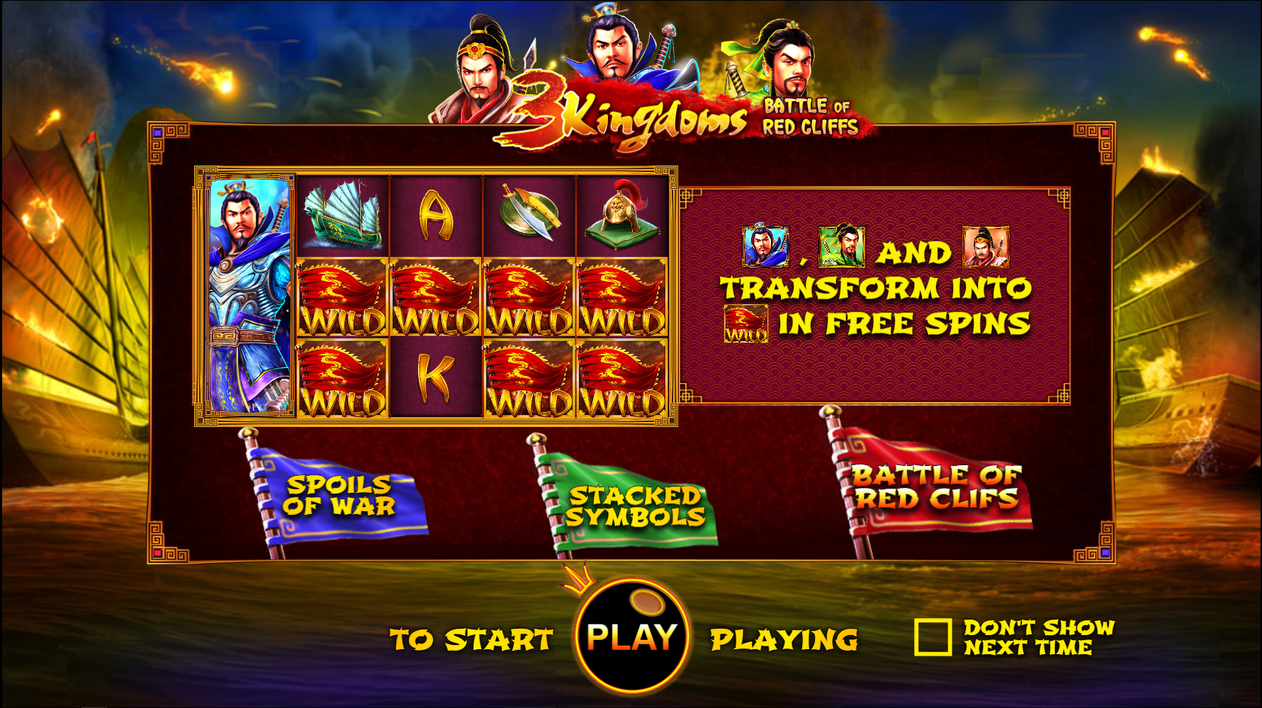 3 Kingdoms Battle of Red Cliffs - Free spins 2