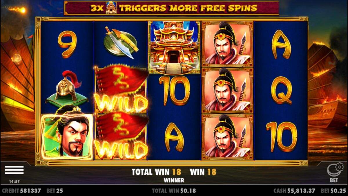 3 Kingdoms Battle of Red Cliffs - Free spins 7