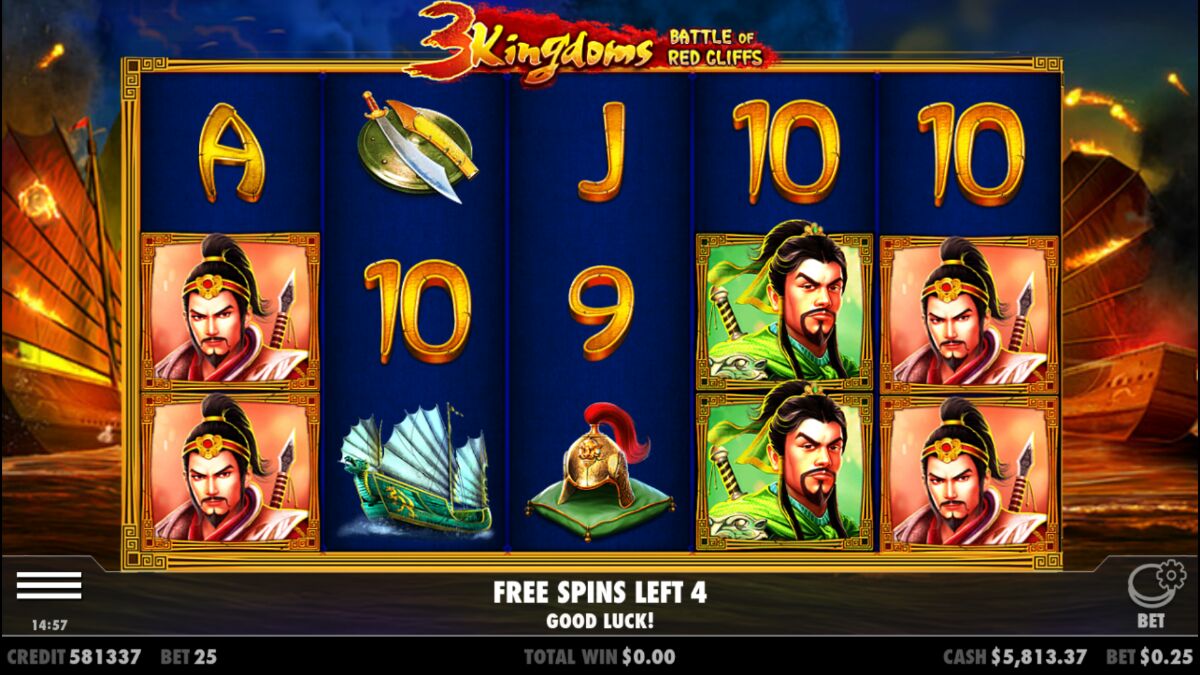 3 Kingdoms Battle of Red Cliffs - Free spins 9