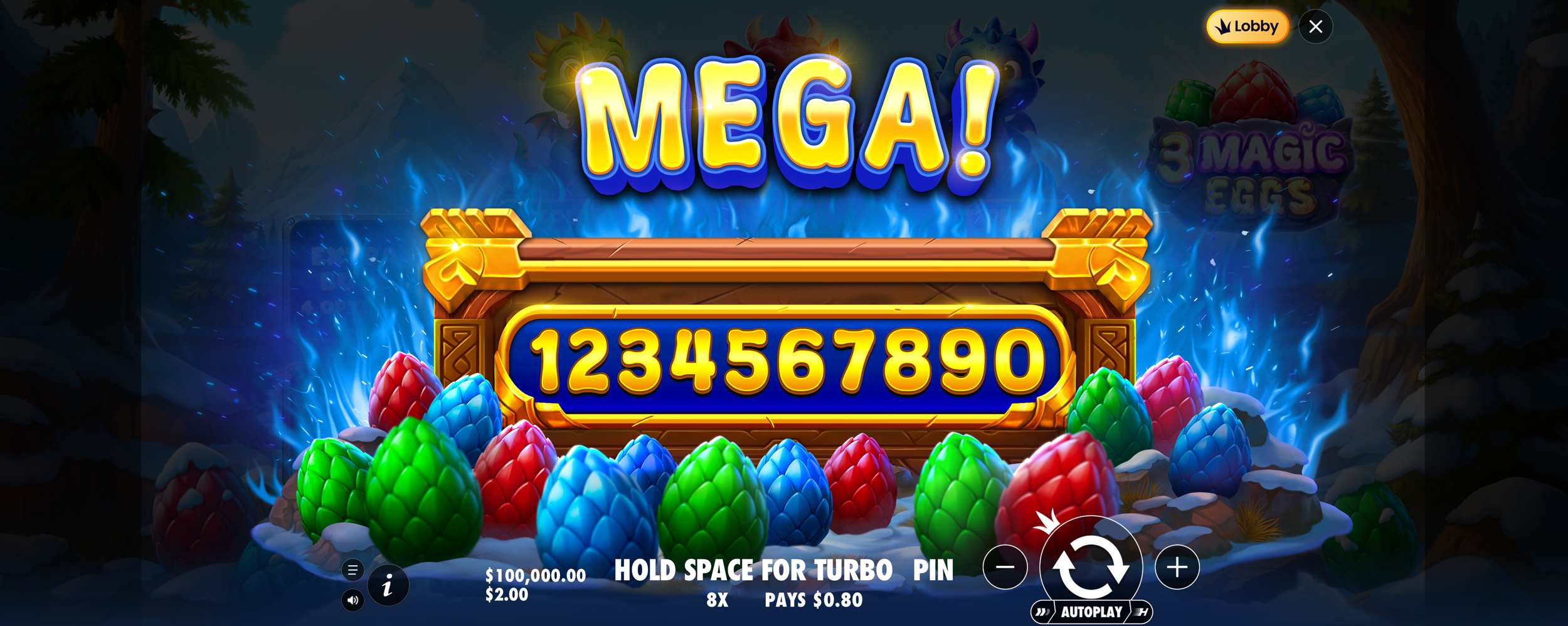 3 Magic Eggs - Big win 2