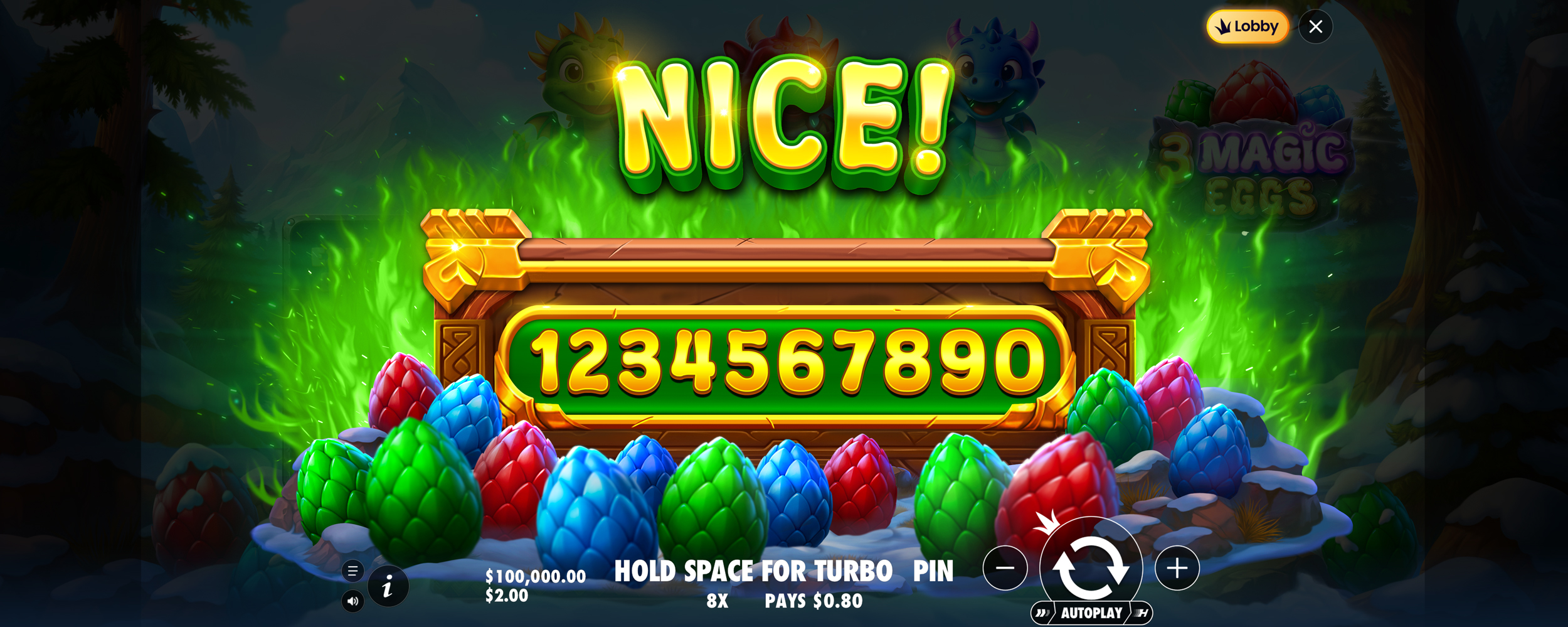 3 Magic Eggs - Big win 3