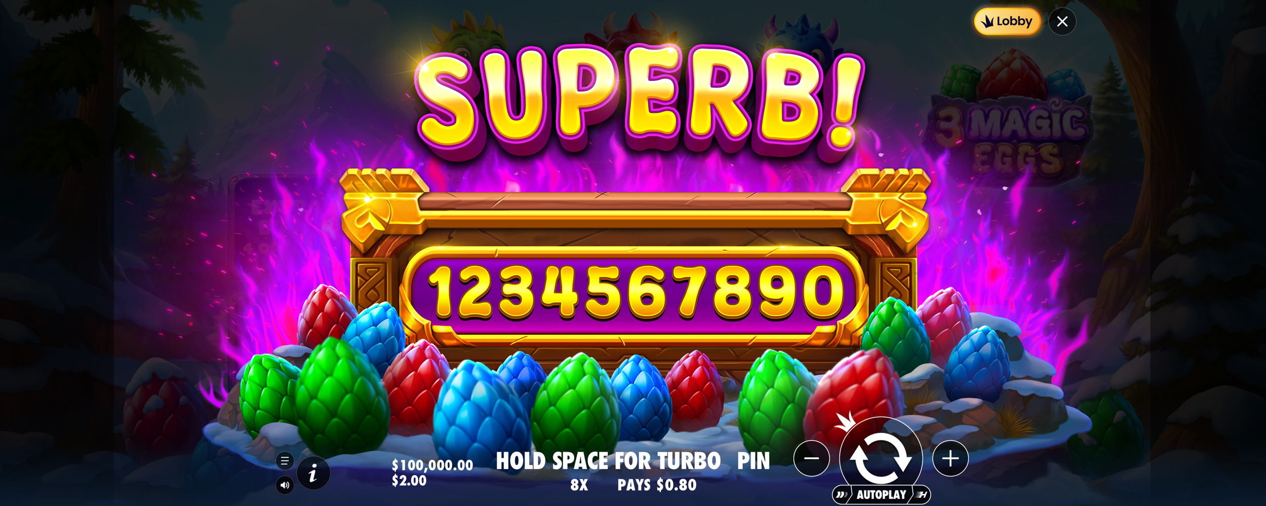 3 Magic Eggs - Big win 5