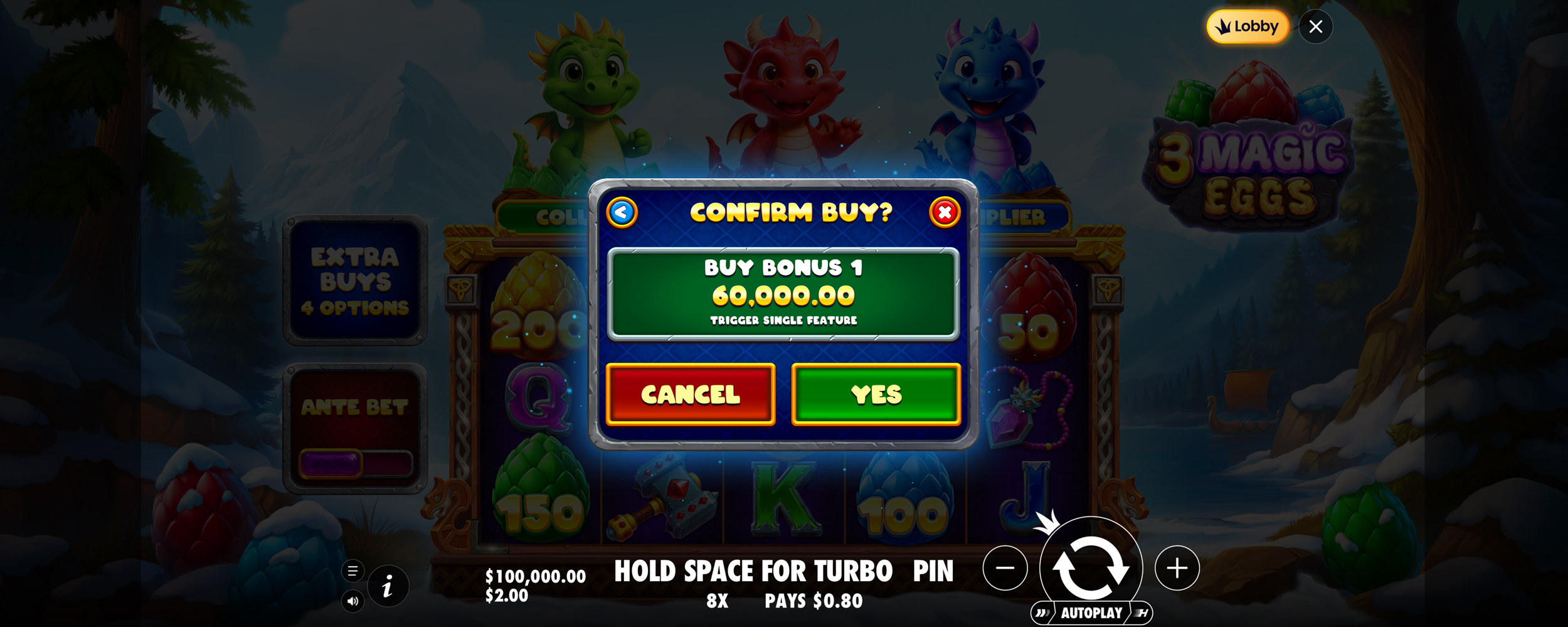3 Magic Eggs - Buy bonus 2