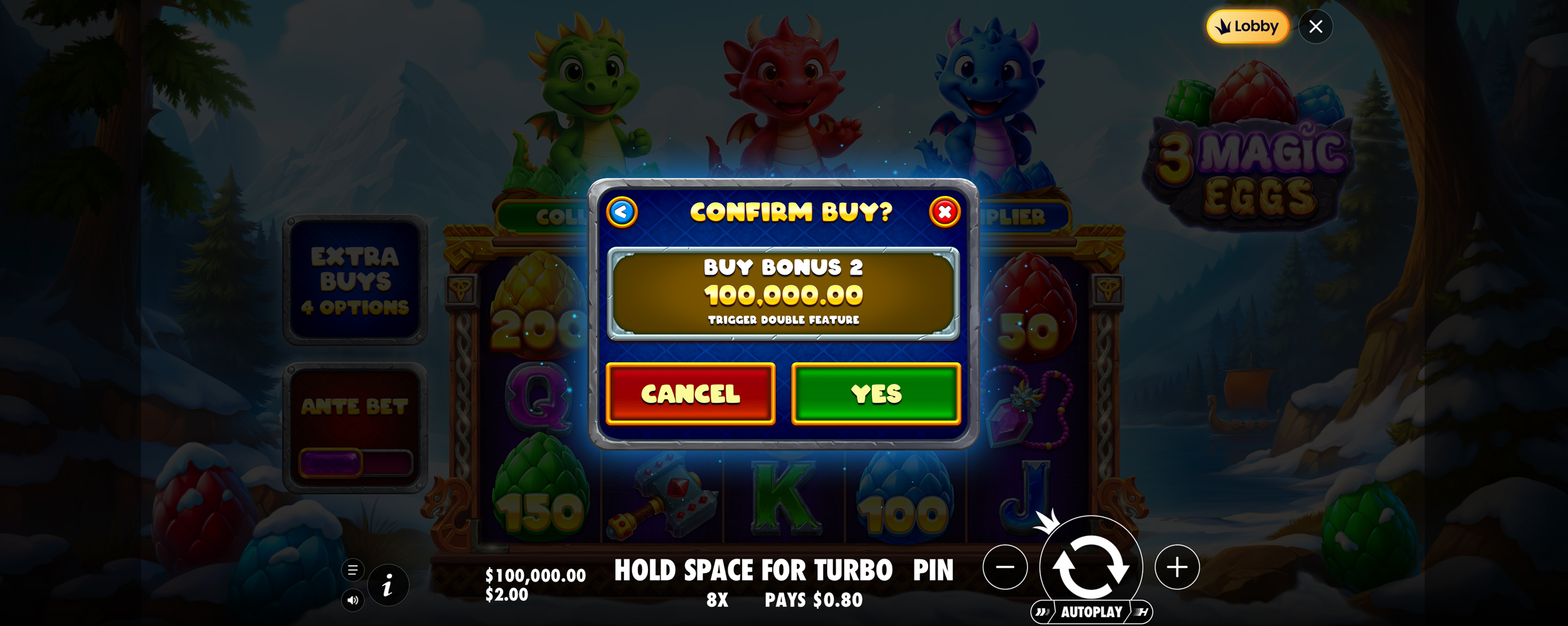 3 Magic Eggs - Buy bonus 3