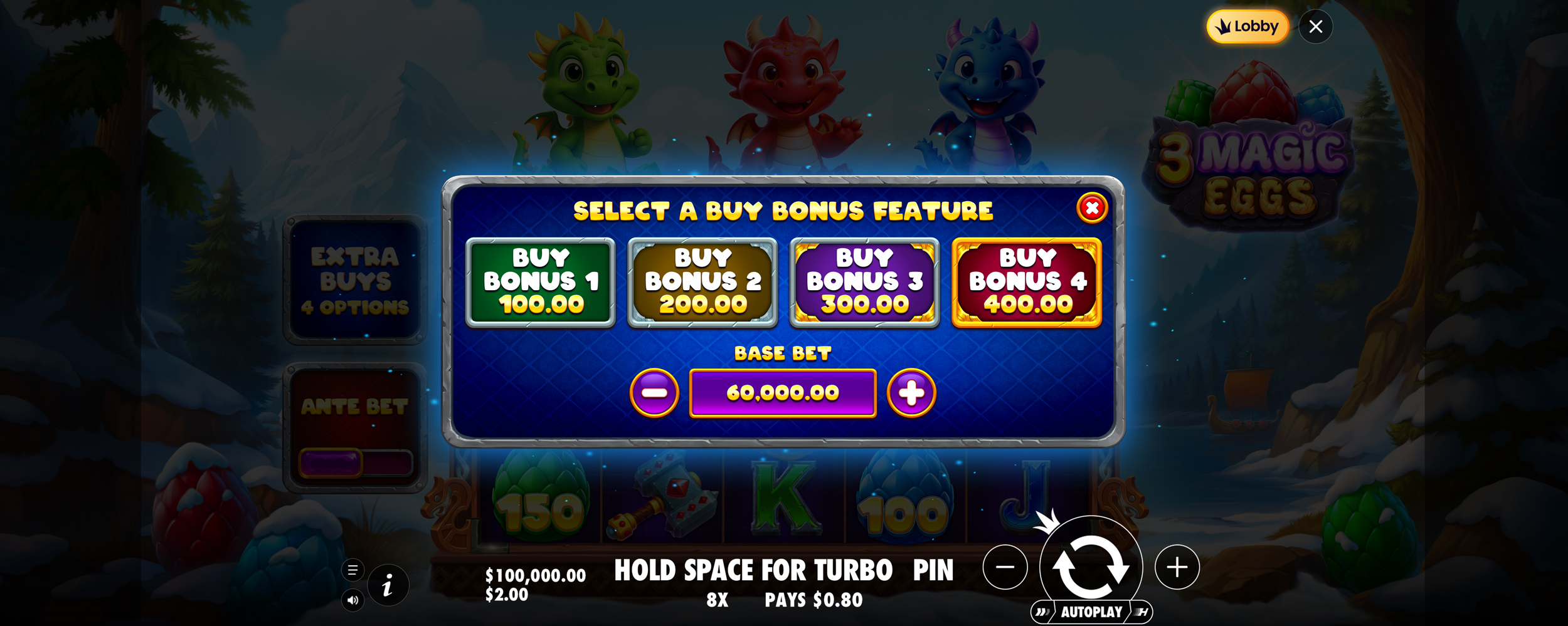 3 Magic Eggs - Buy bonus 6