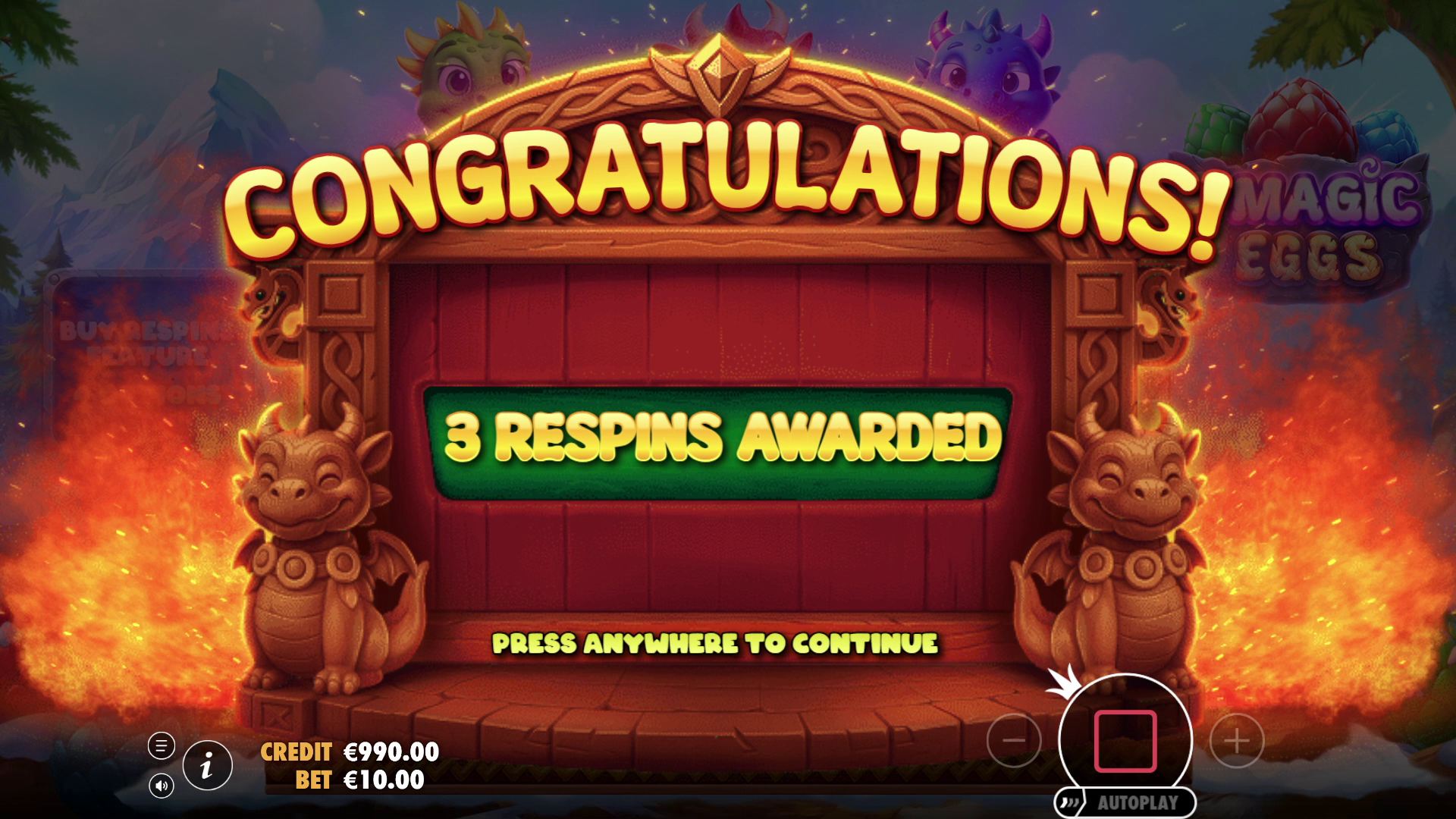 3 Magic Eggs - Free spins 4