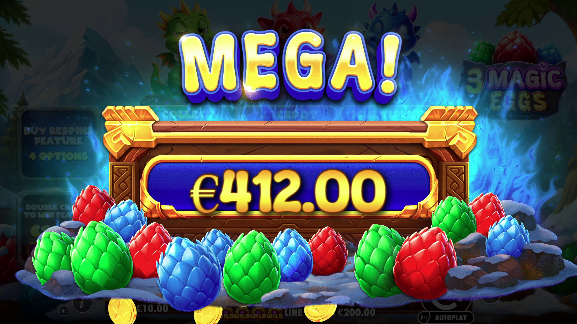 3 Magic Eggs - Big win 6
