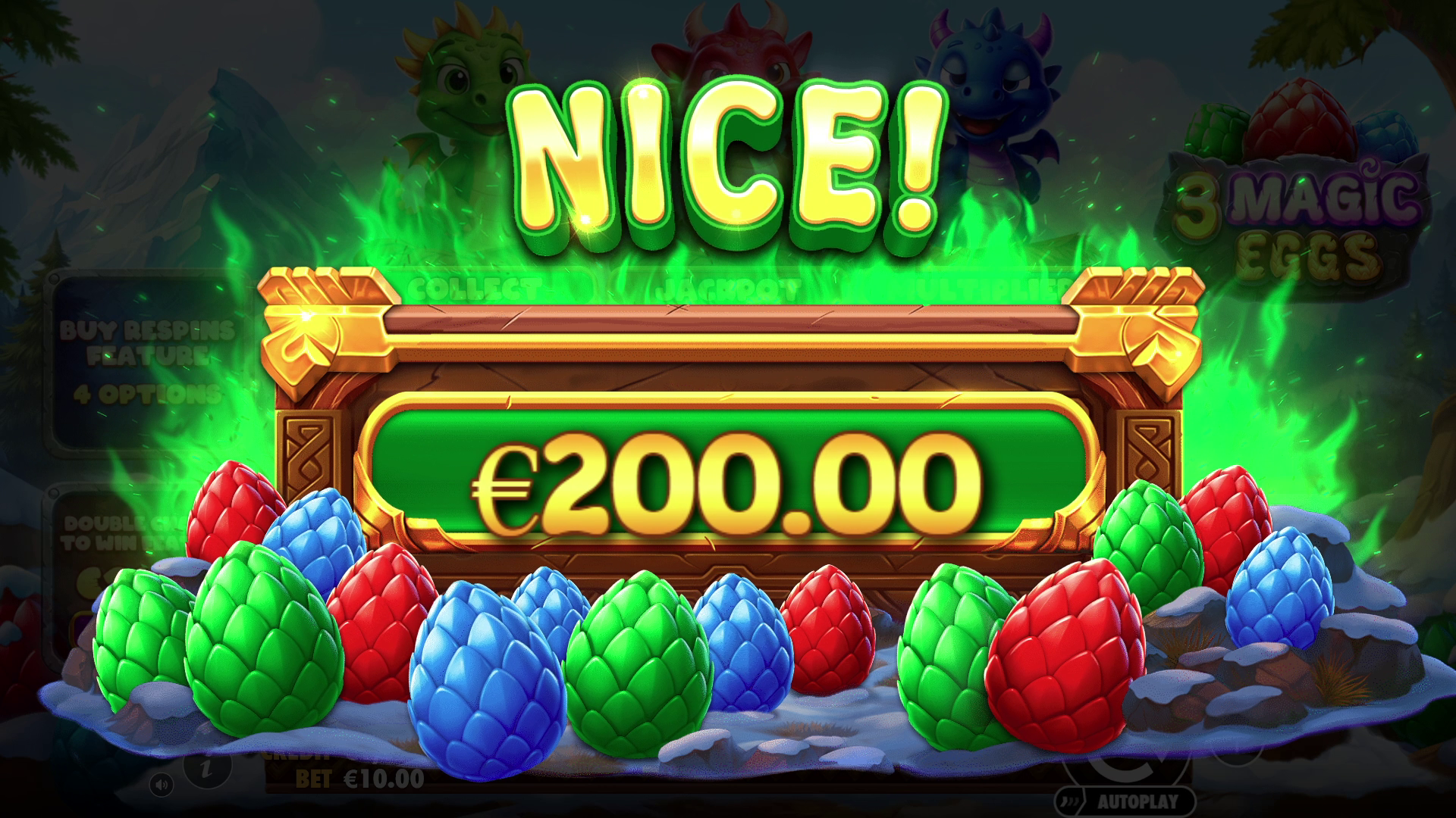 3 Magic Eggs - Big win 7