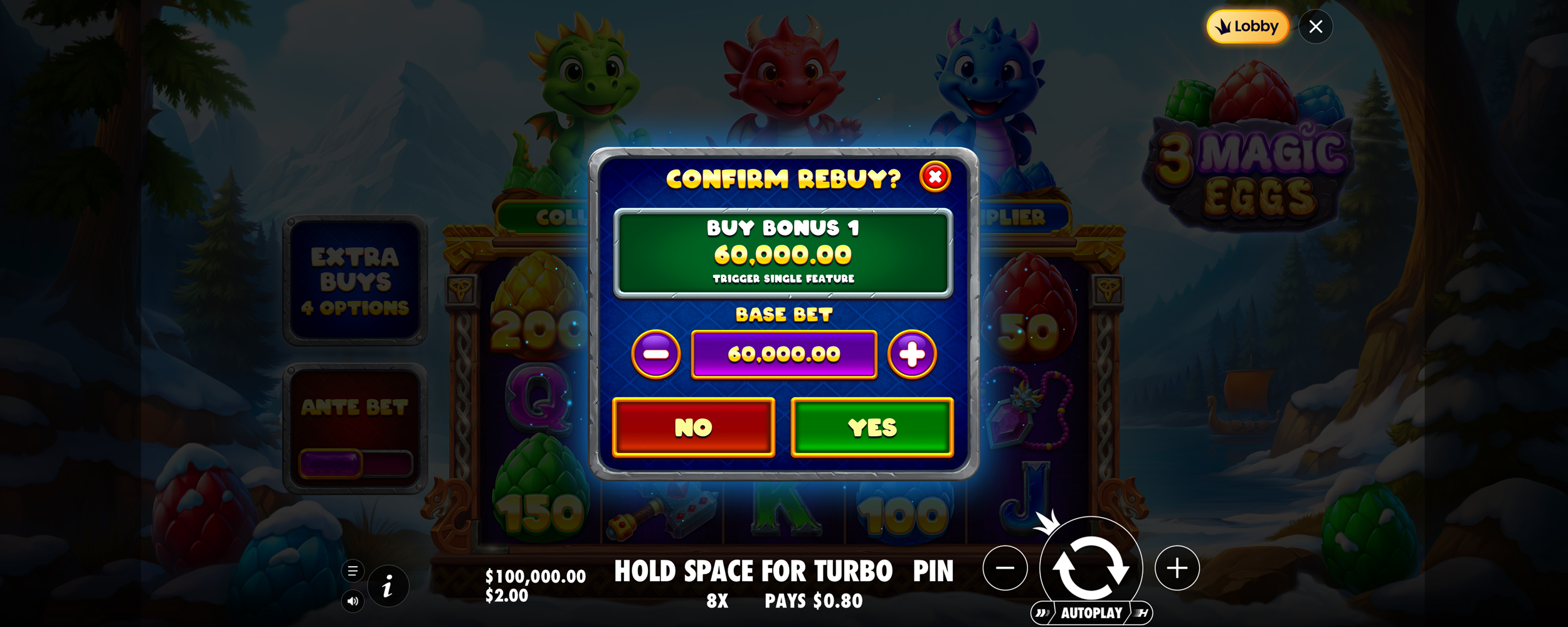 3 Magic Eggs - Buy bonus 7
