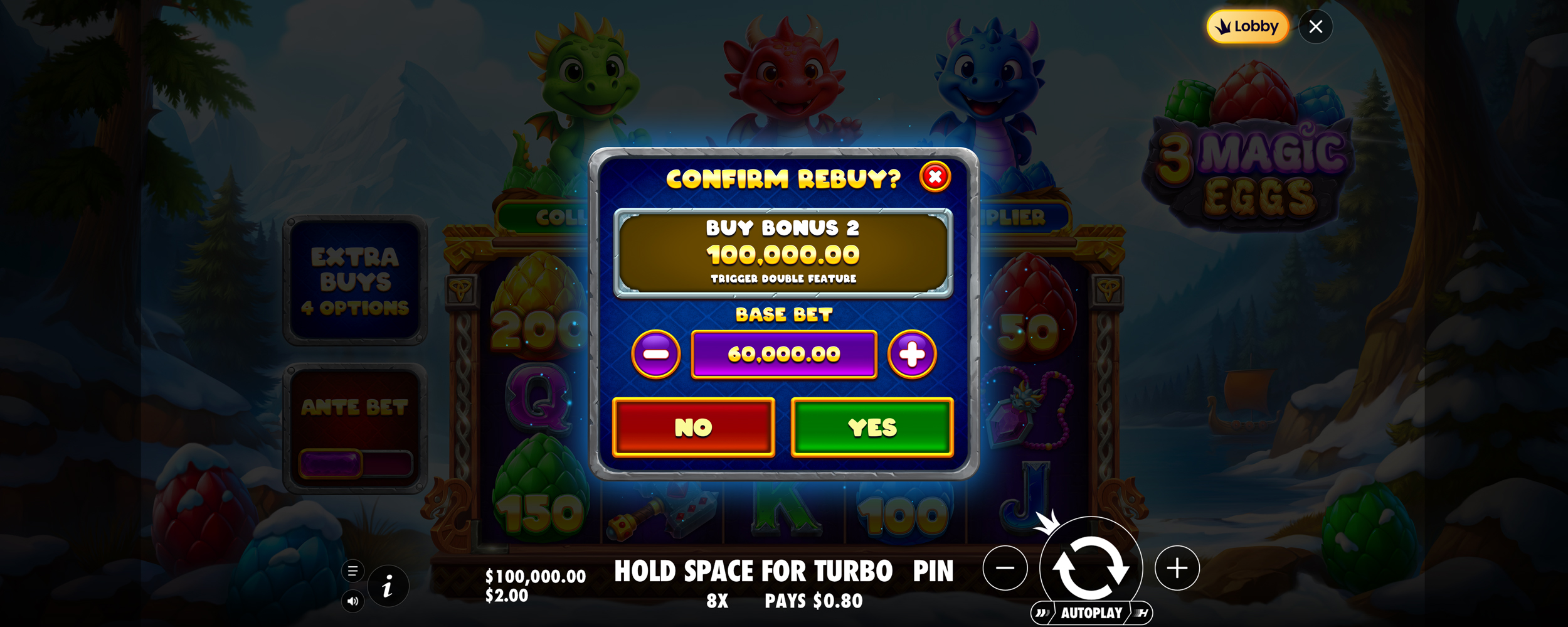 3 Magic Eggs - Buy bonus 8