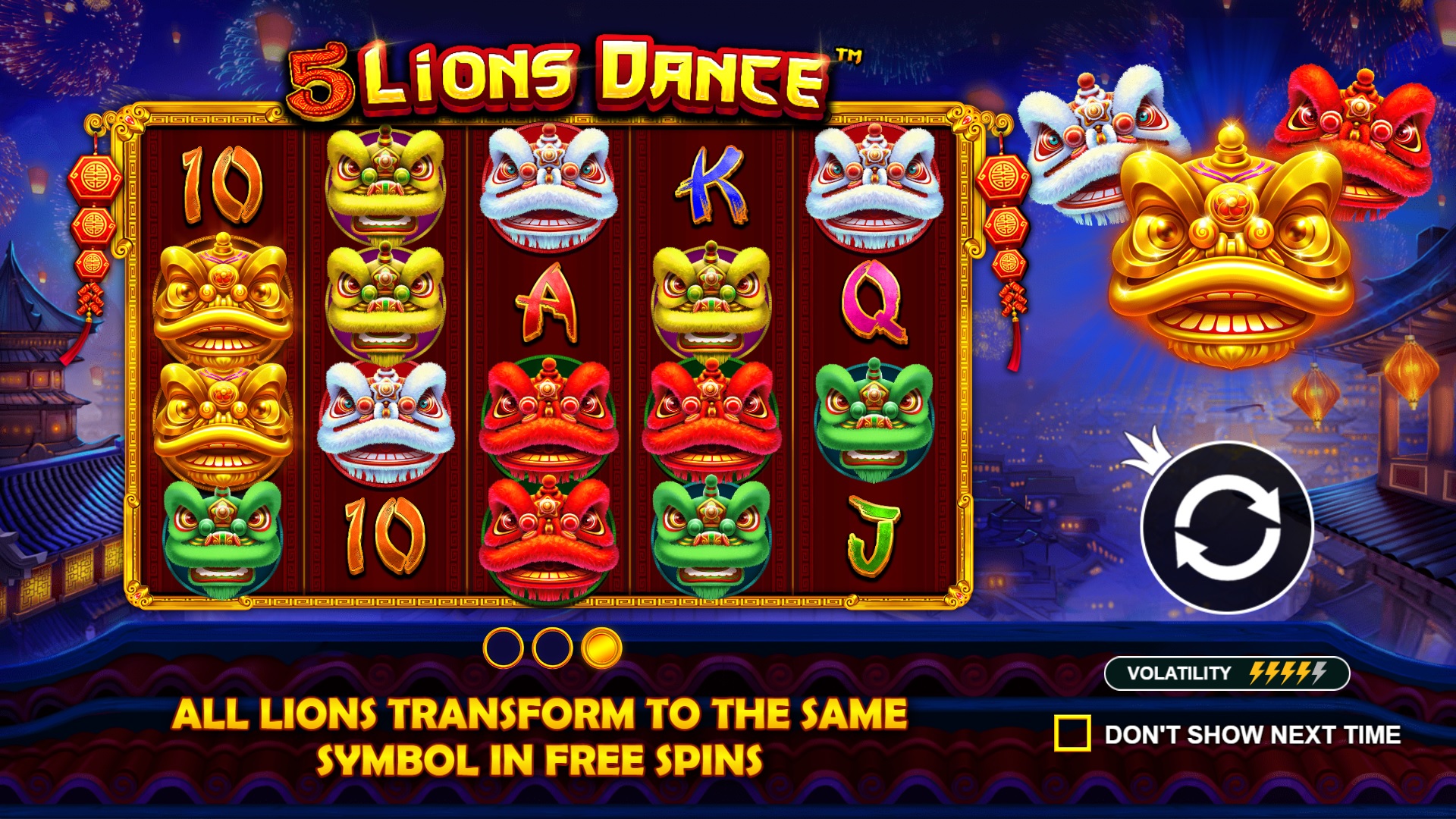 5 Lions Dance - Base game 5
