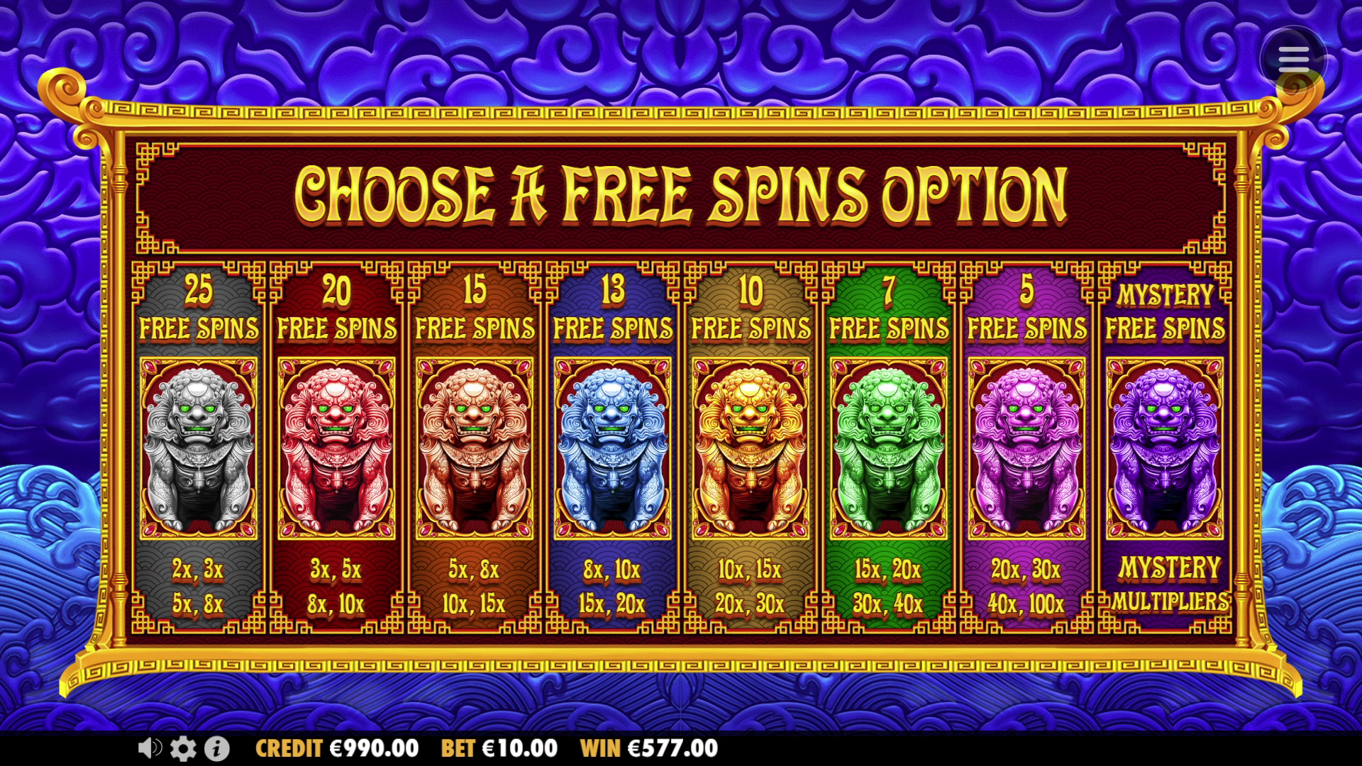 5 Lions Megaways 2 - Free spins 7