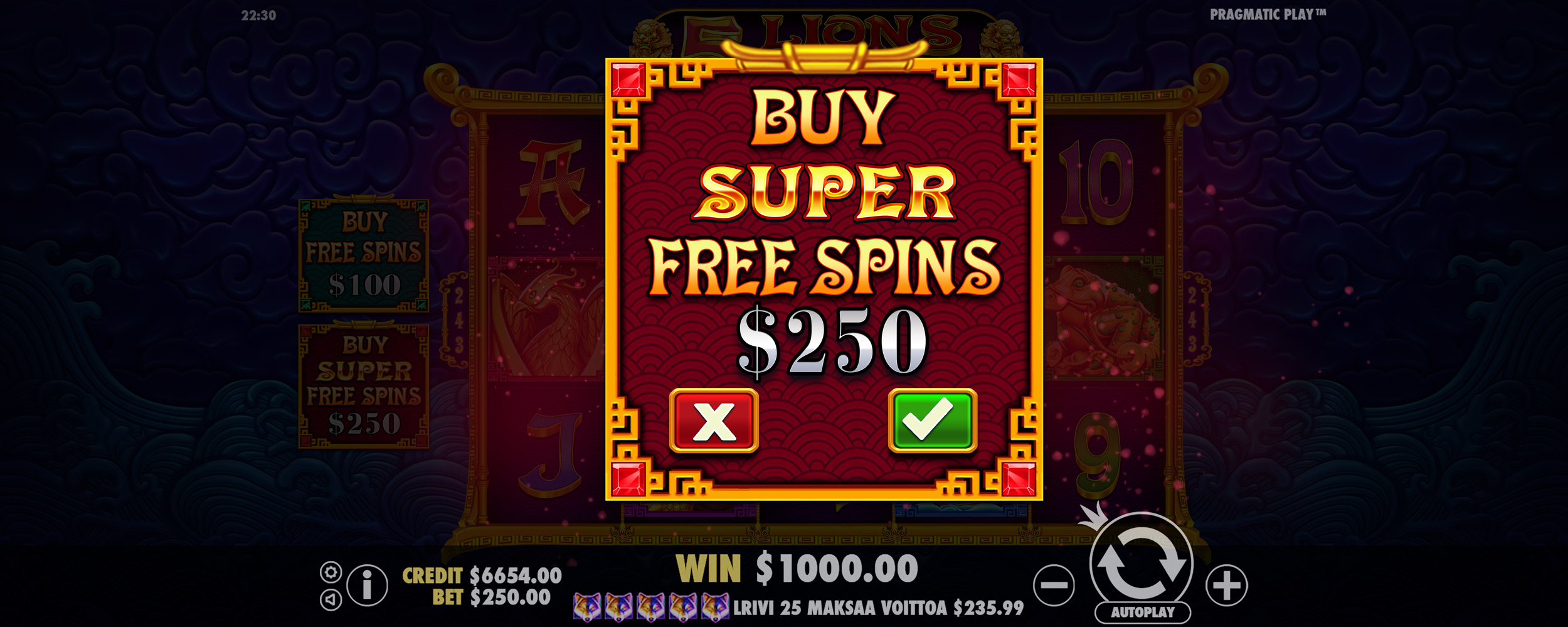 5 Lions Reborn - Buy bonus 4