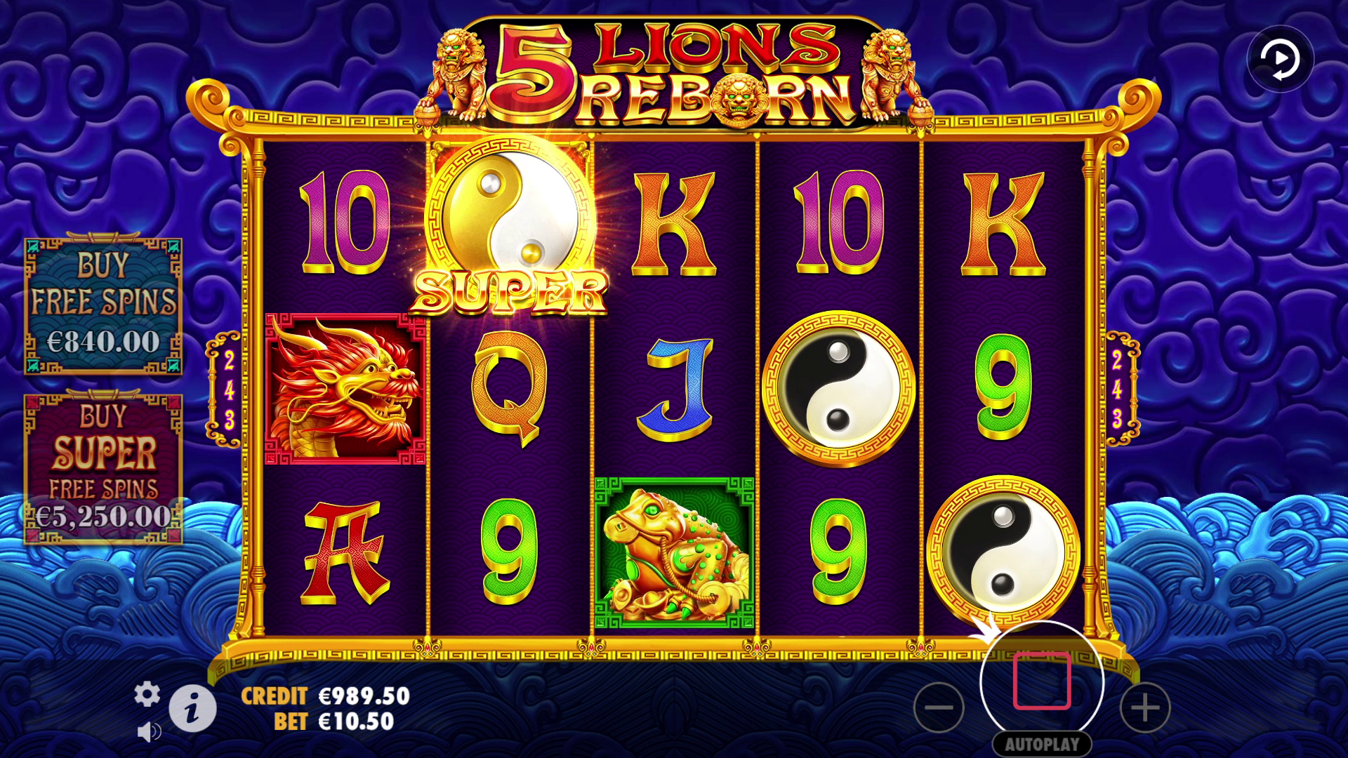 5 Lions Reborn - Buy bonus 5