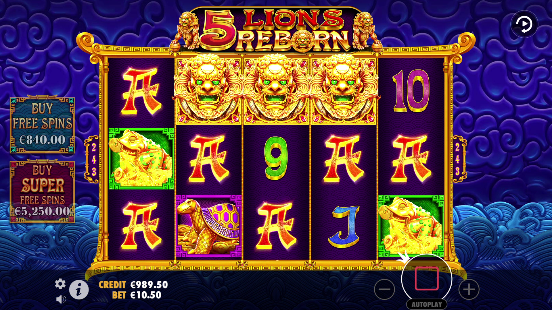 5 Lions Reborn - Buy bonus 6