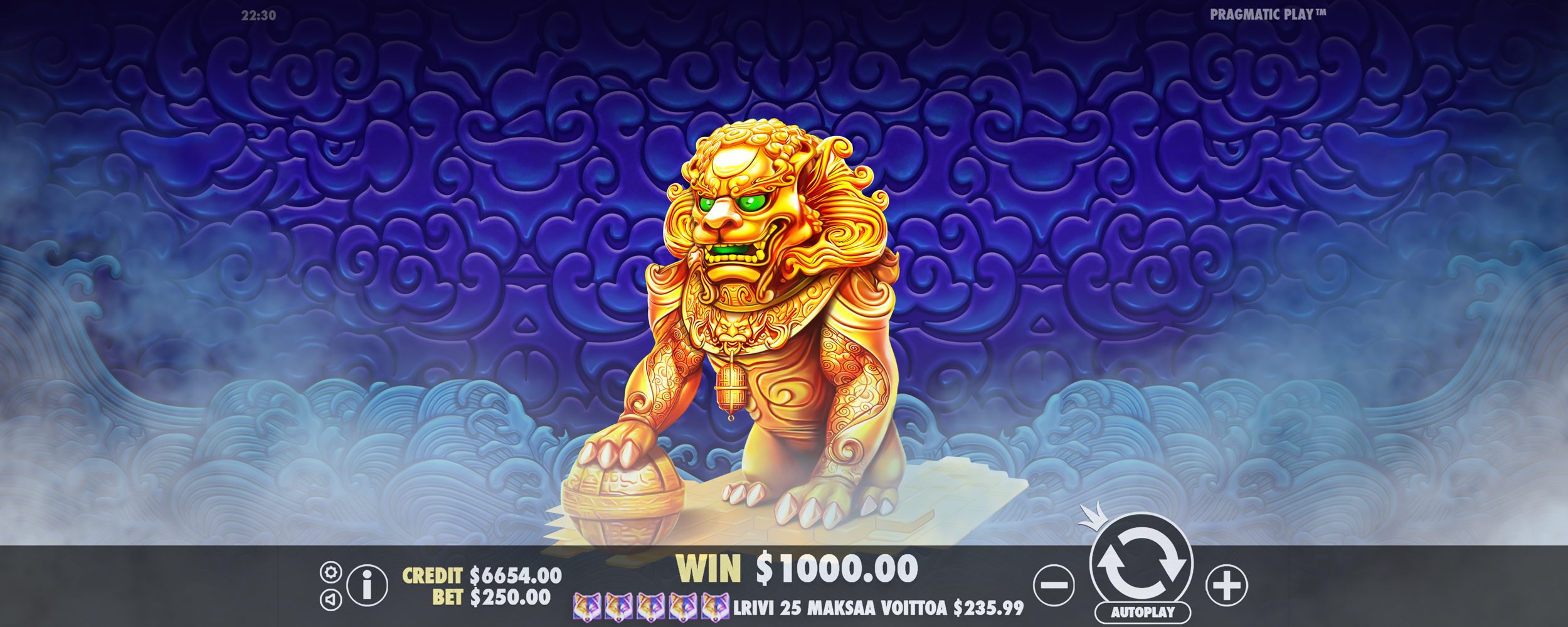 5 Lions Reborn - Big win 11