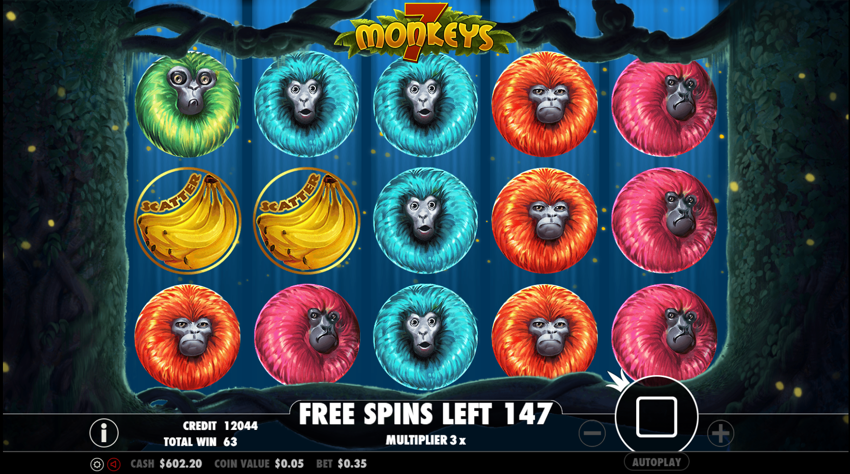 7 Monkeys - Free spins 2