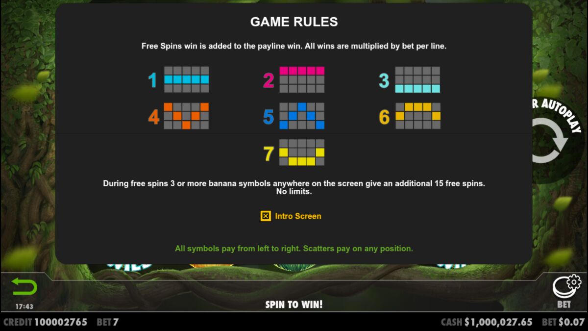 7 Monkeys - Game rules 3
