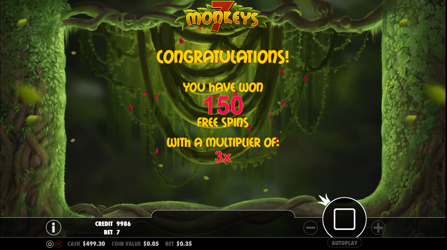 7 Monkeys - Free spins 3
