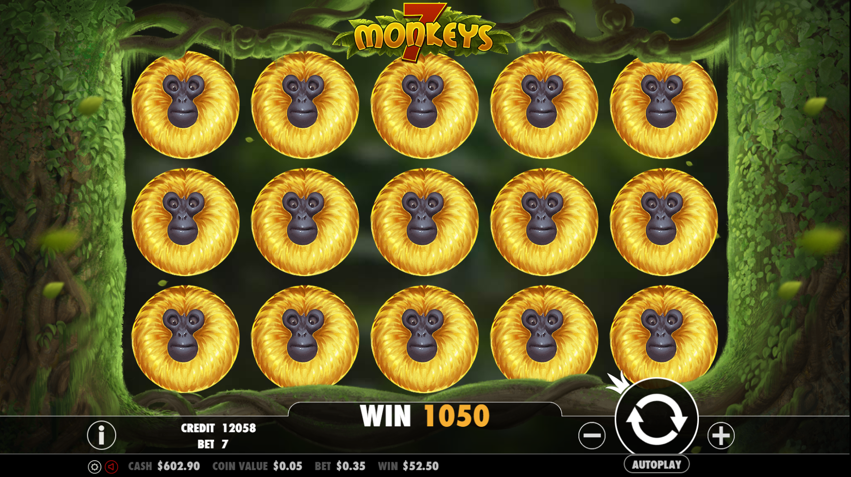 7 Monkeys - Big win 3