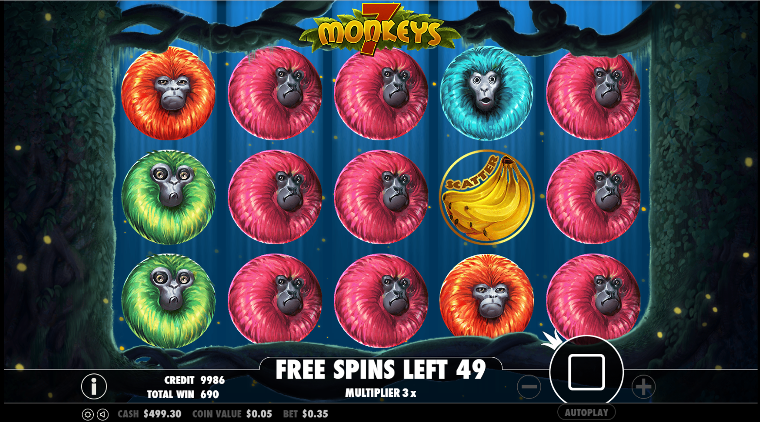 7 Monkeys - Free spins 4