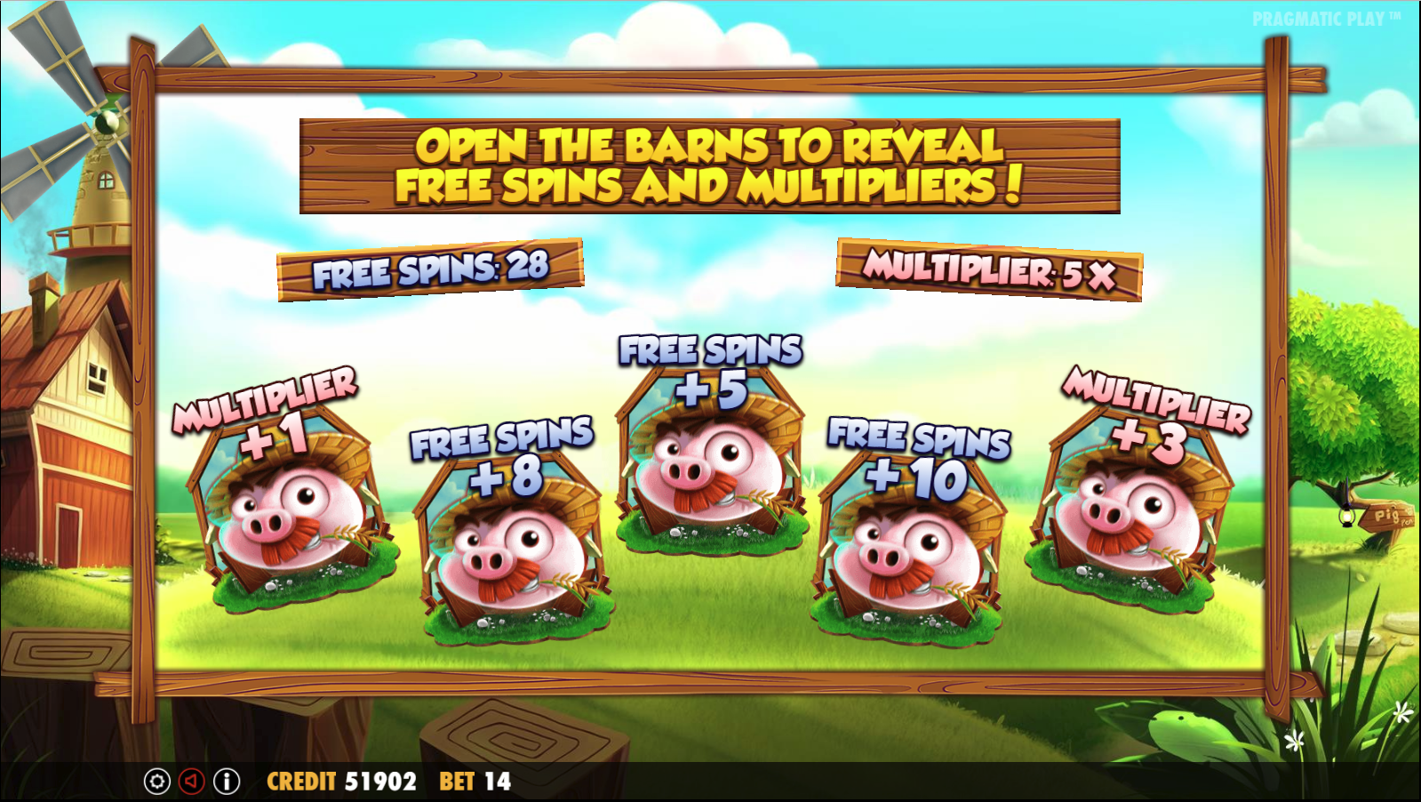 7 Piggies - Free spins 2