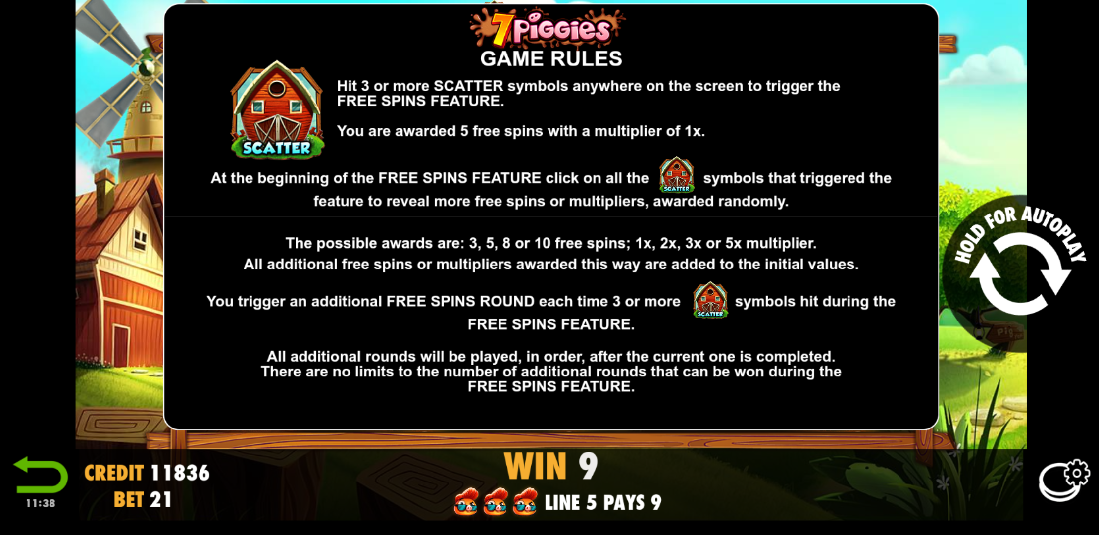 7 Piggies - Game rules 5