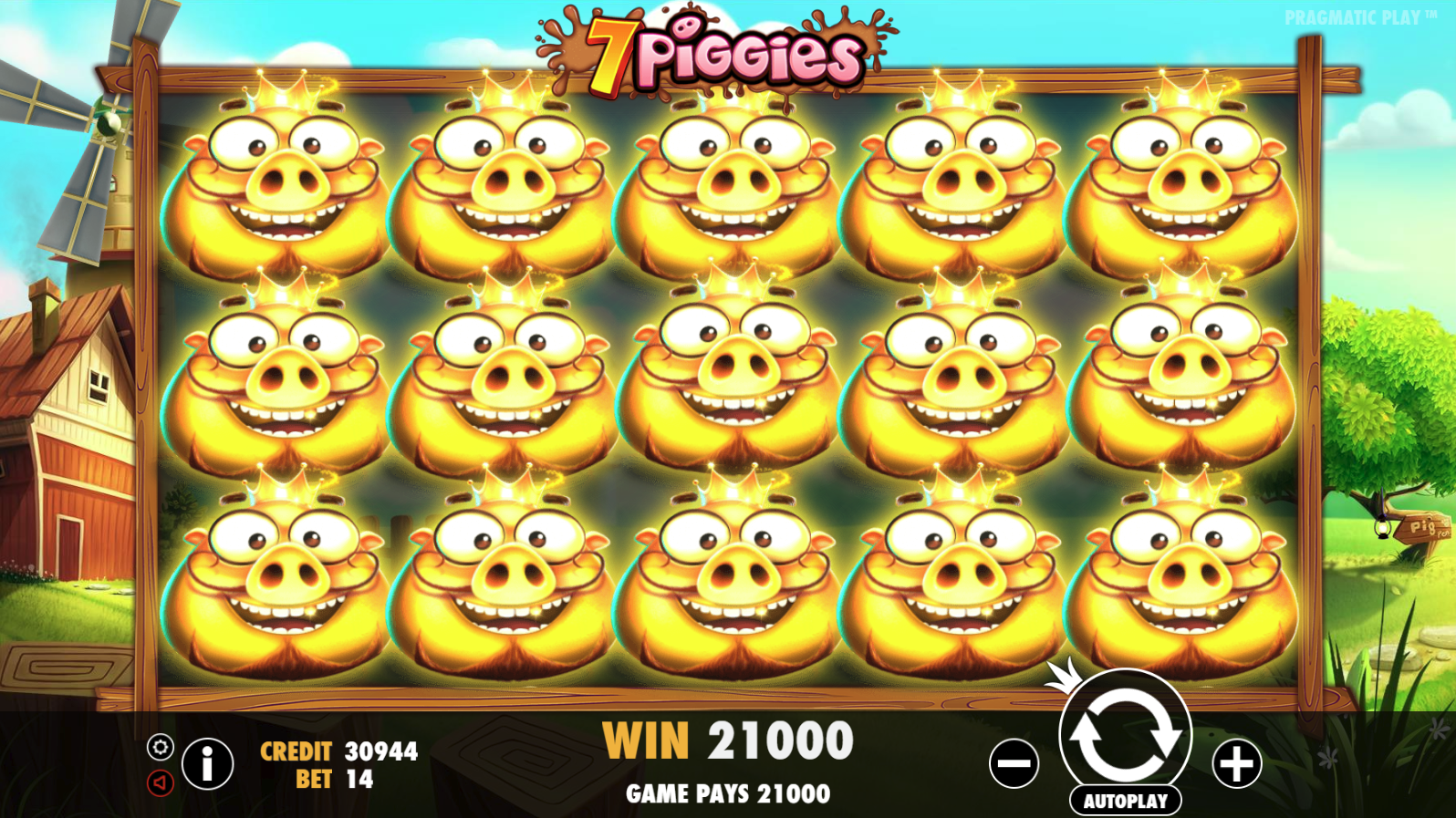 7 Piggies - Big win