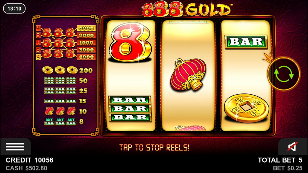 888 Gold - Base game 4