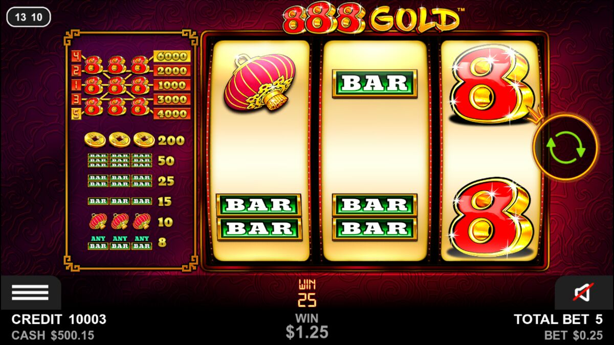 888 Gold - Base game 6