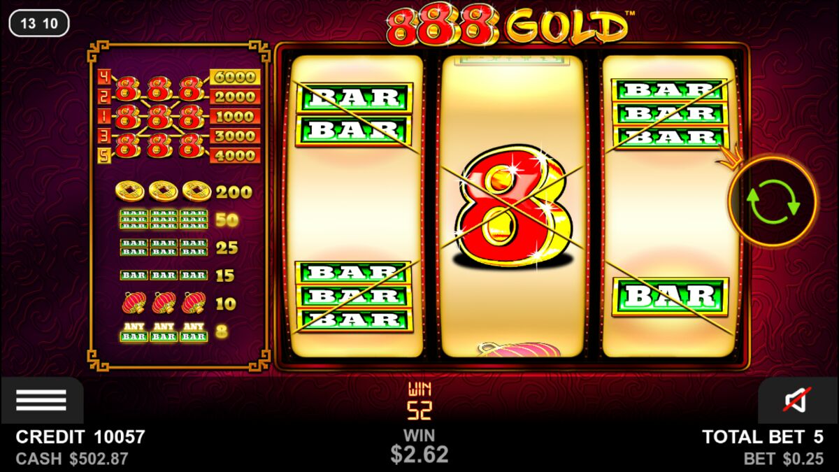 888 Gold - Base game 9