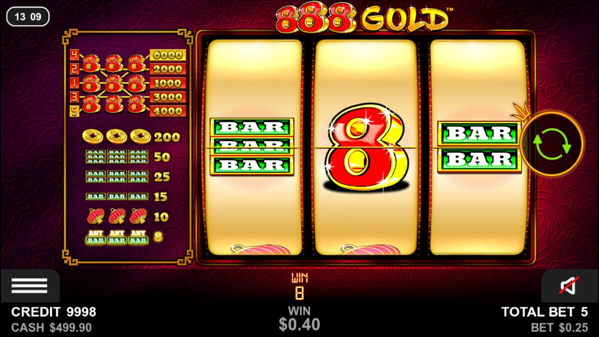 888 Gold - Base game 10