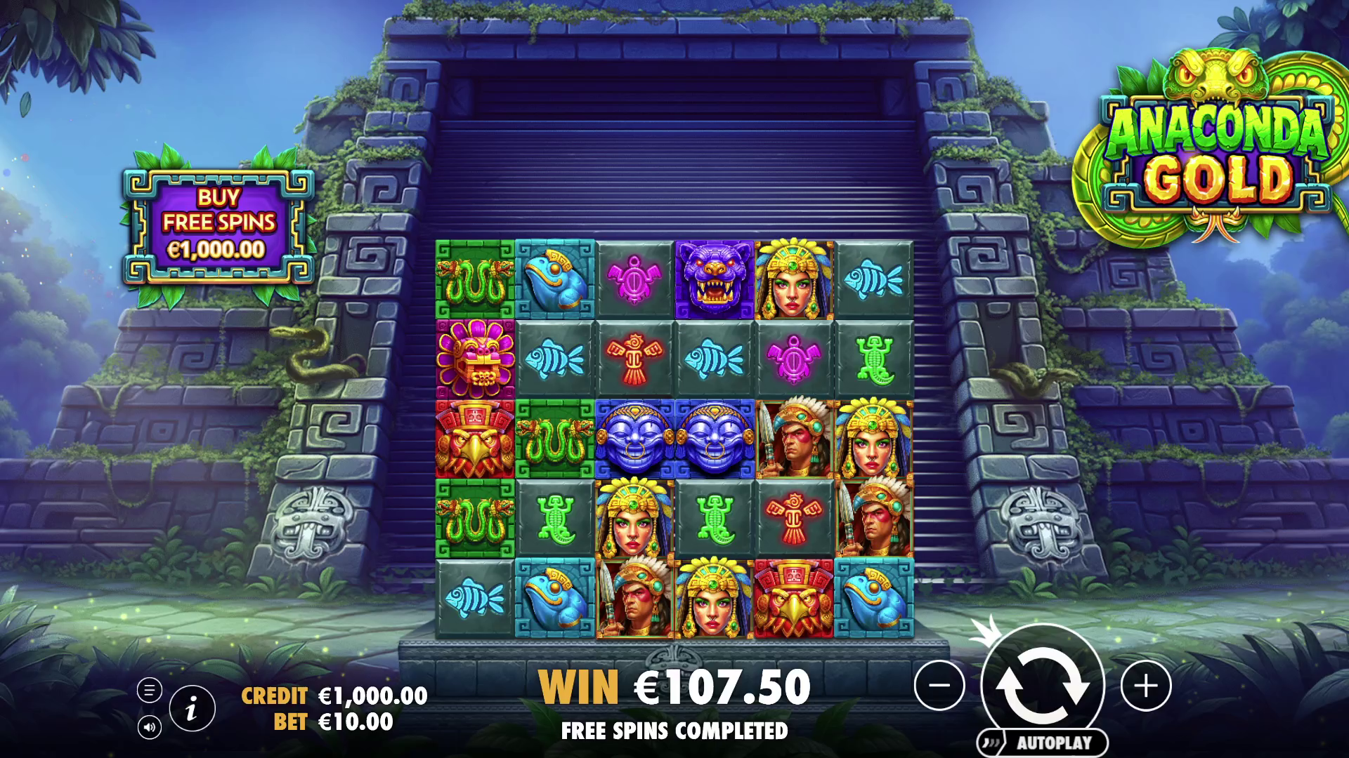 Anaconda Gold - Free spins 1
