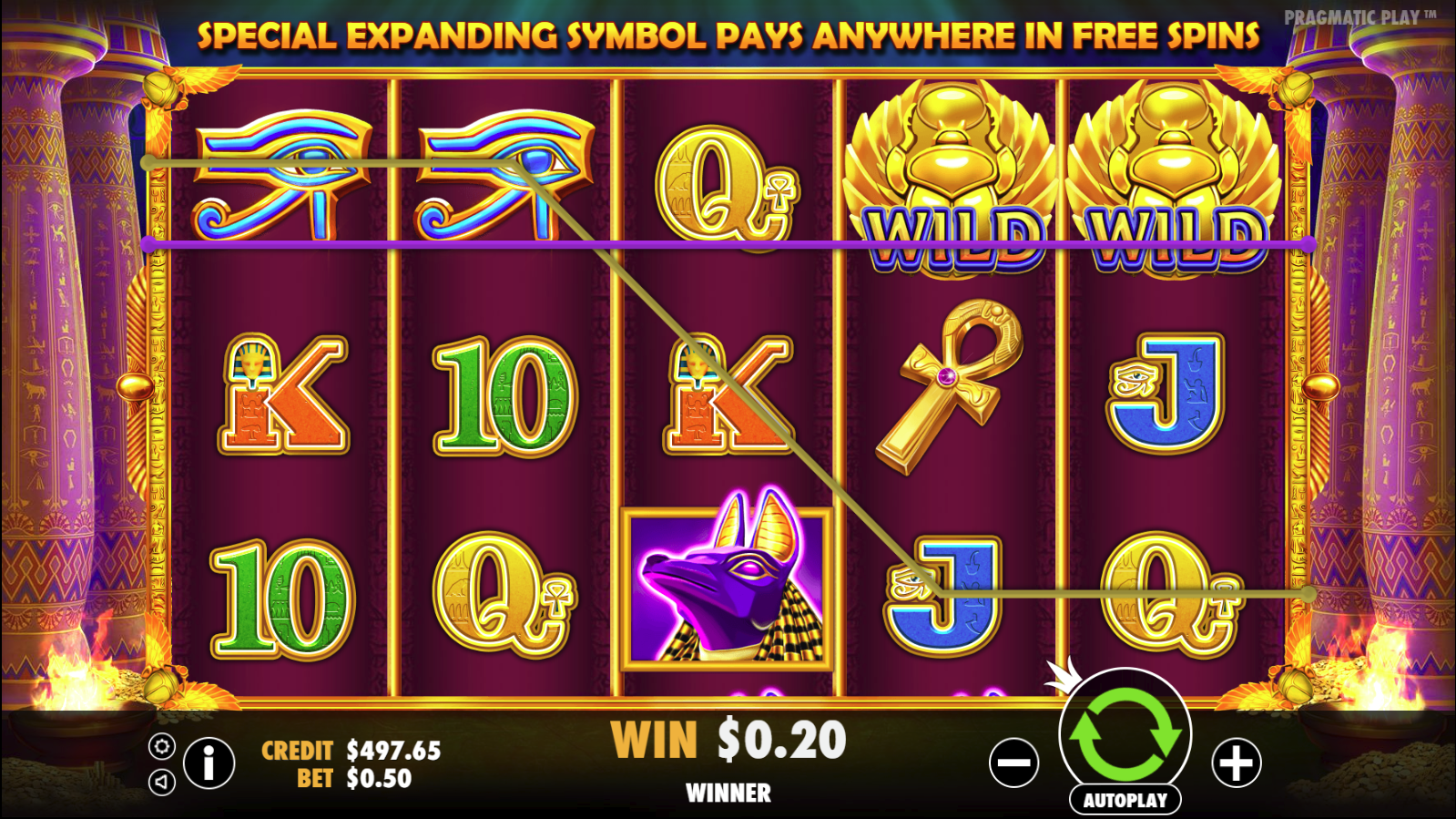 Ancient Egypt - Free spins 3