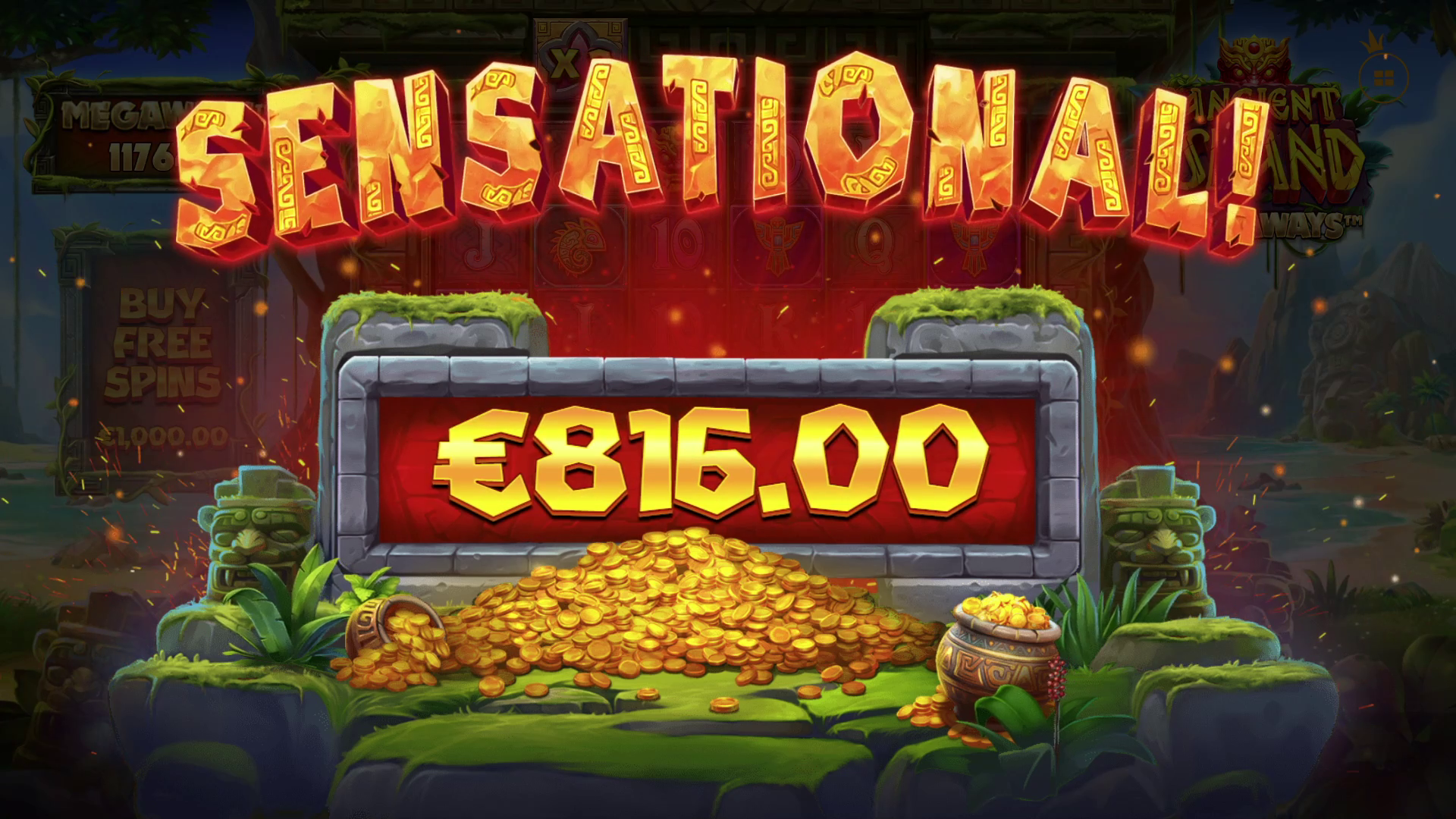 Ancient Island Megaways - Big win 1