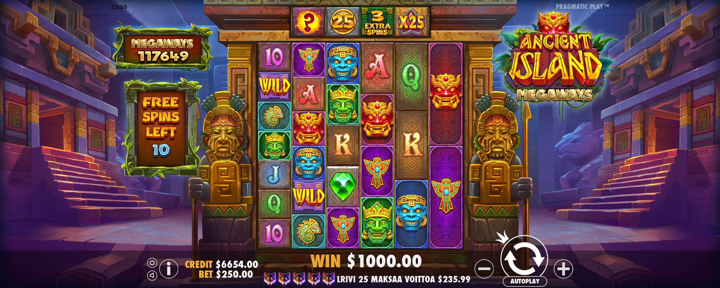Ancient Island Megaways - Free spins 4