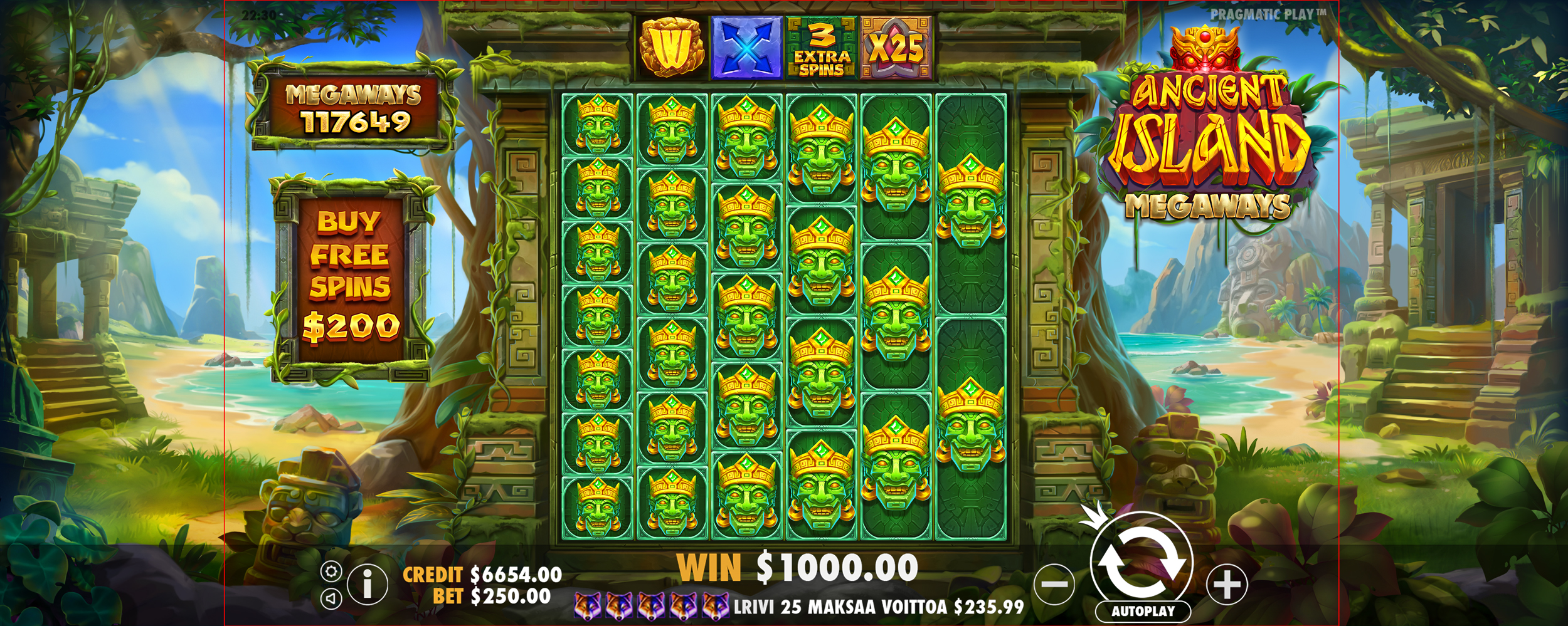 Ancient Island Megaways - Buy bonus 1