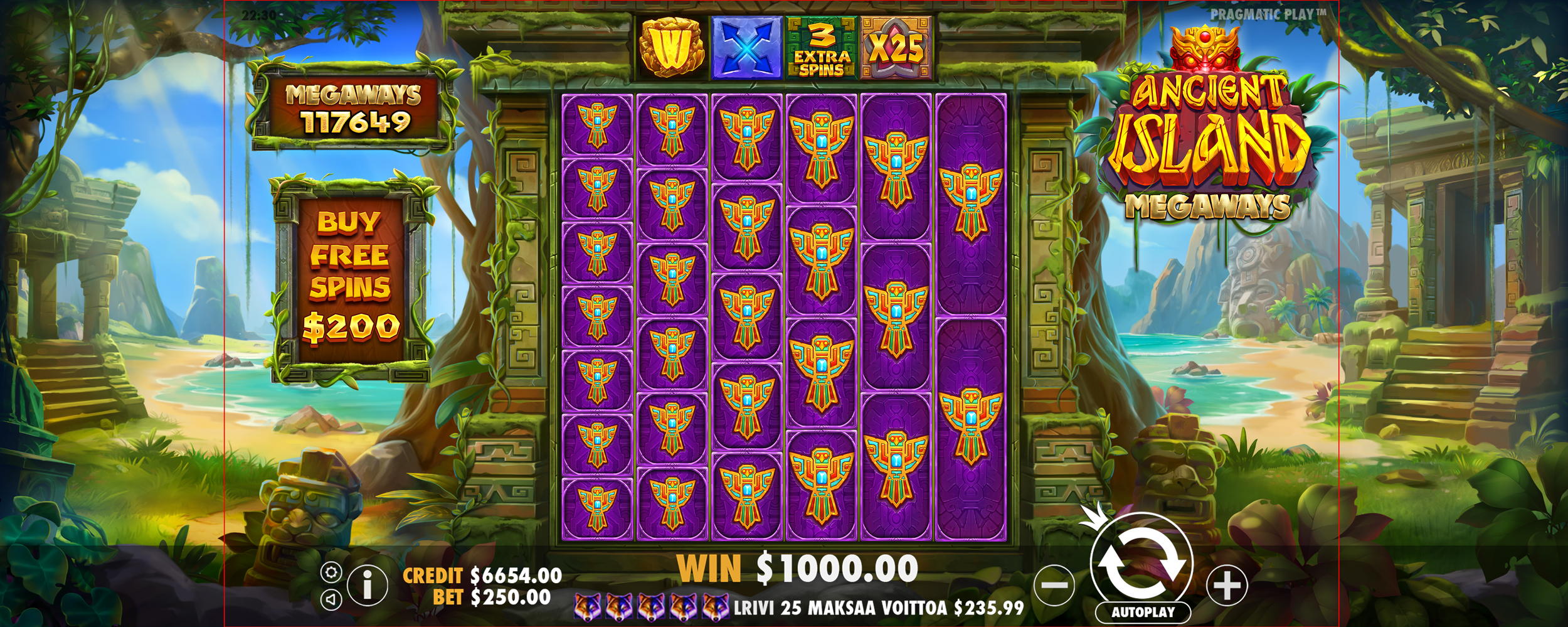 Ancient Island Megaways - Buy bonus 2