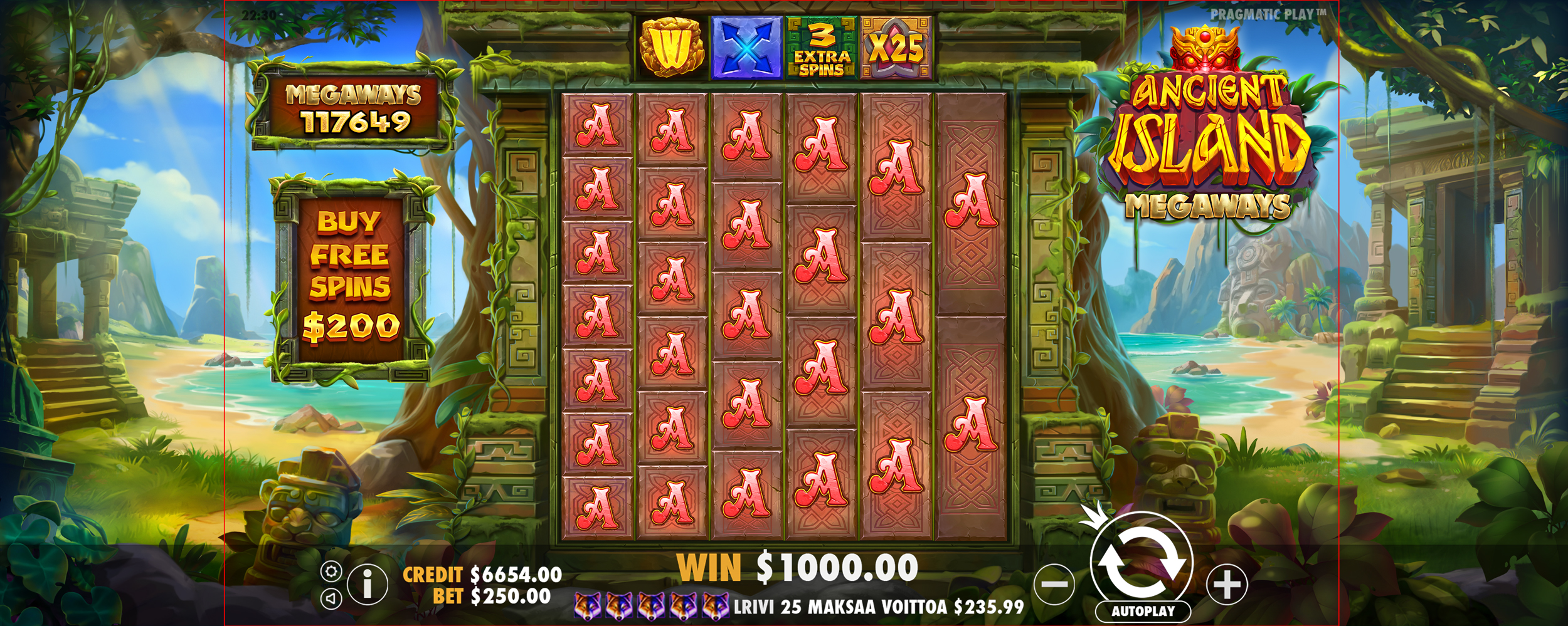 Ancient Island Megaways - Buy bonus 3