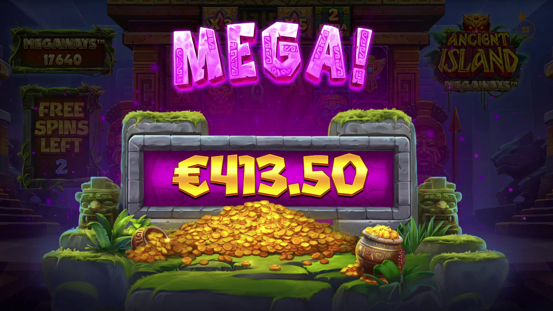 Ancient Island Megaways - Big win 12