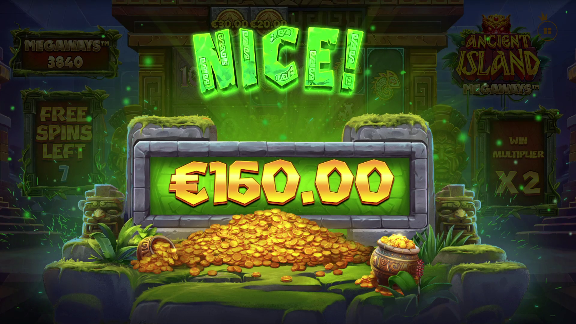 Ancient Island Megaways - Big win 13