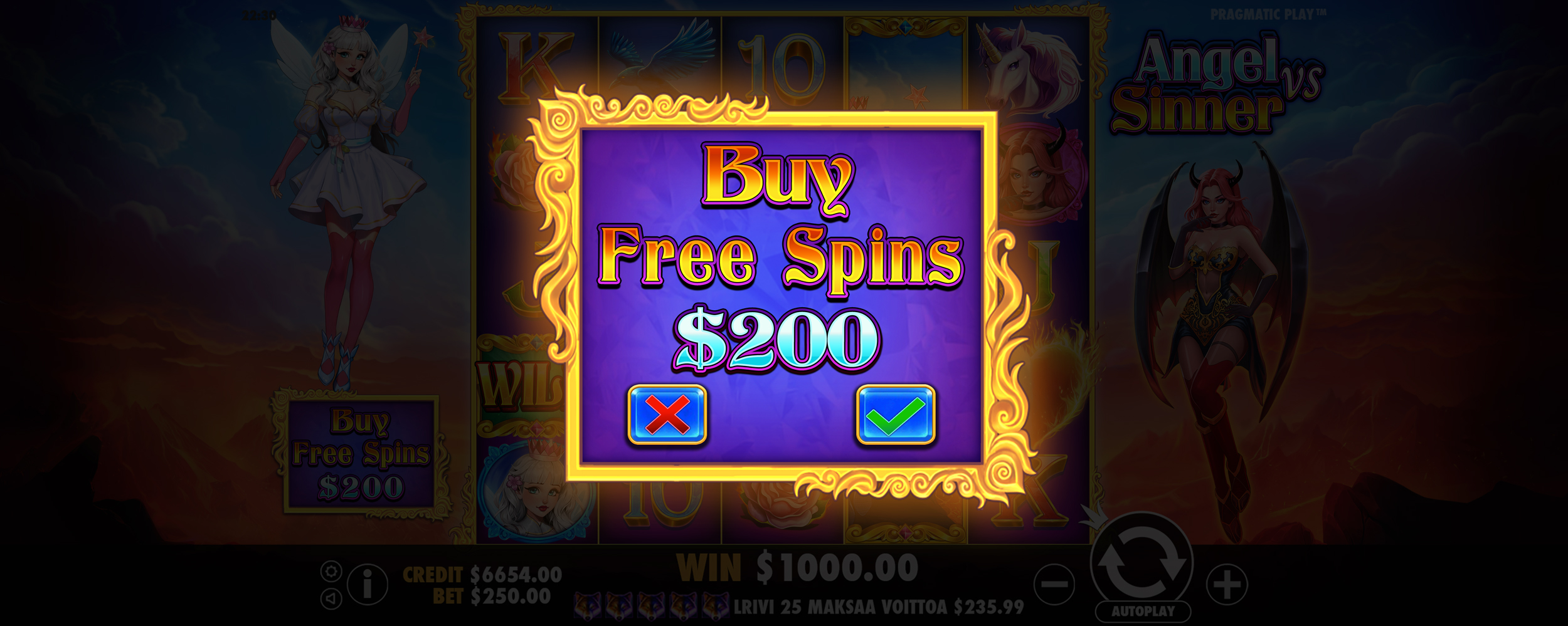 Angel vs Sinner - Buy bonus