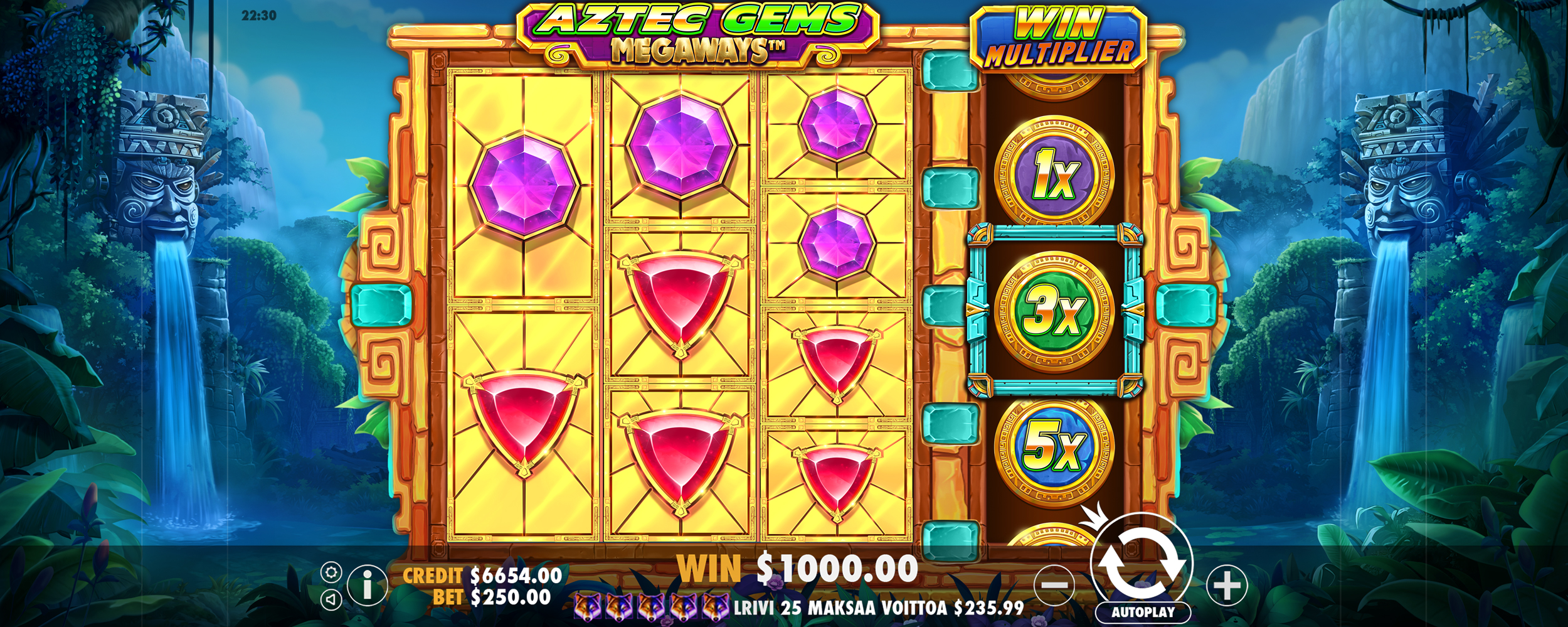 Aztec Gems Megaways - Base game 4