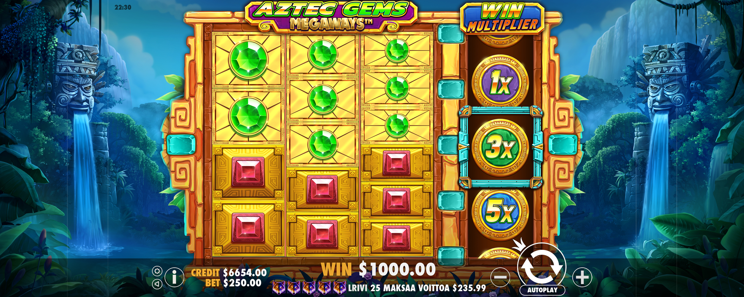 Aztec Gems Megaways - Base game 7