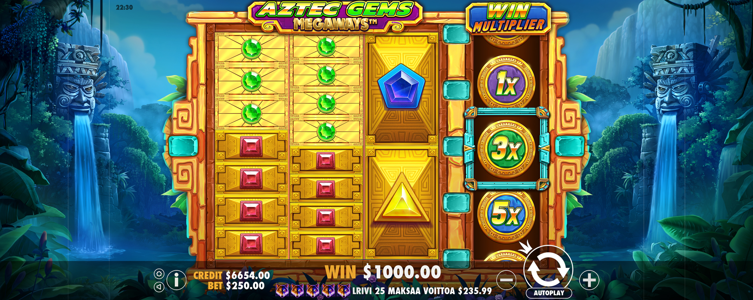 Aztec Gems Megaways - Base game 8