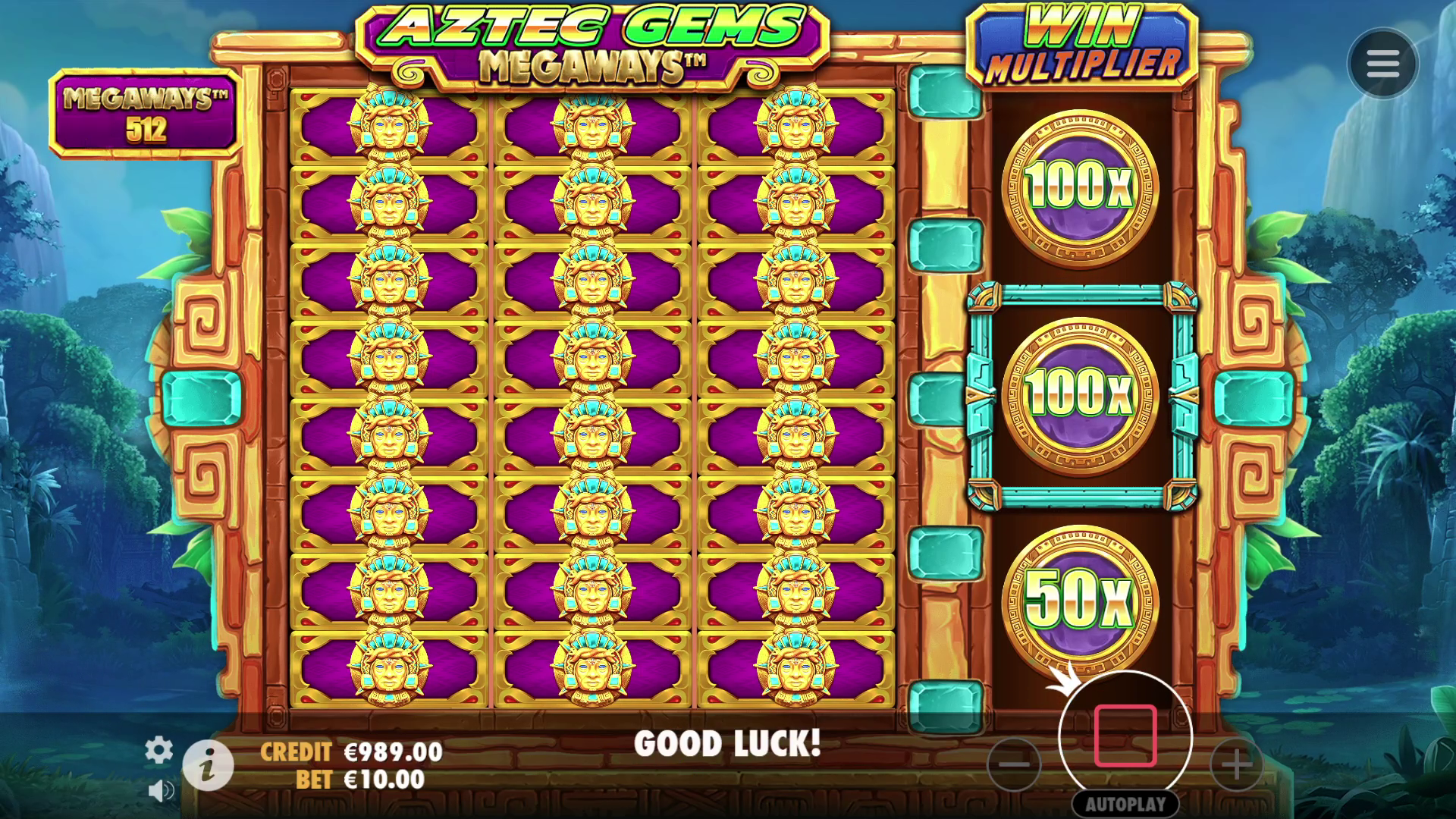 Aztec Gems Megaways - Big win 9
